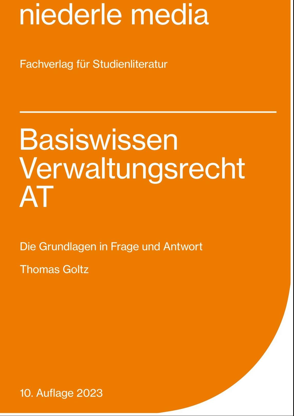 Vorderes Coverbild Basiswissen Verwaltungsrecht AT