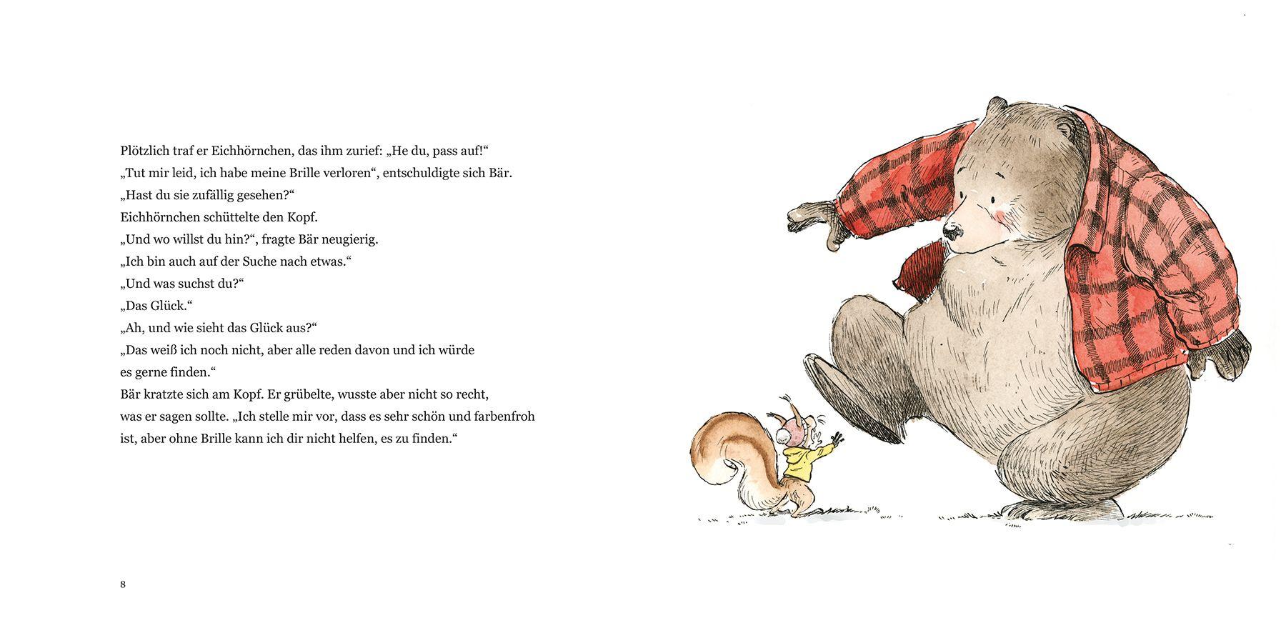 Beispielinhalt (Bild) Der Bär und das Glücksgeheimnis