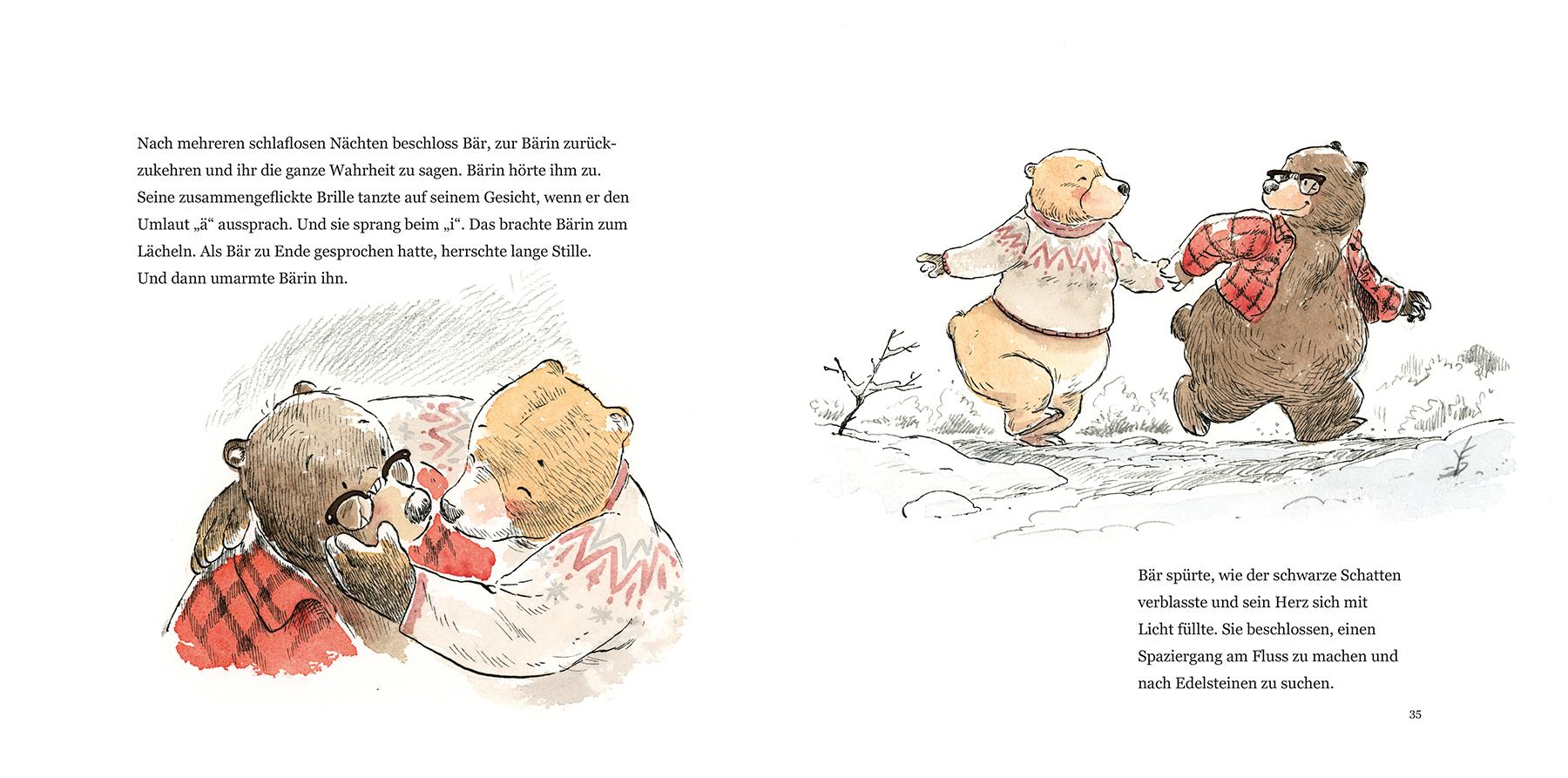 Beispielinhalt (Bild) Der Bär und das Glücksgeheimnis