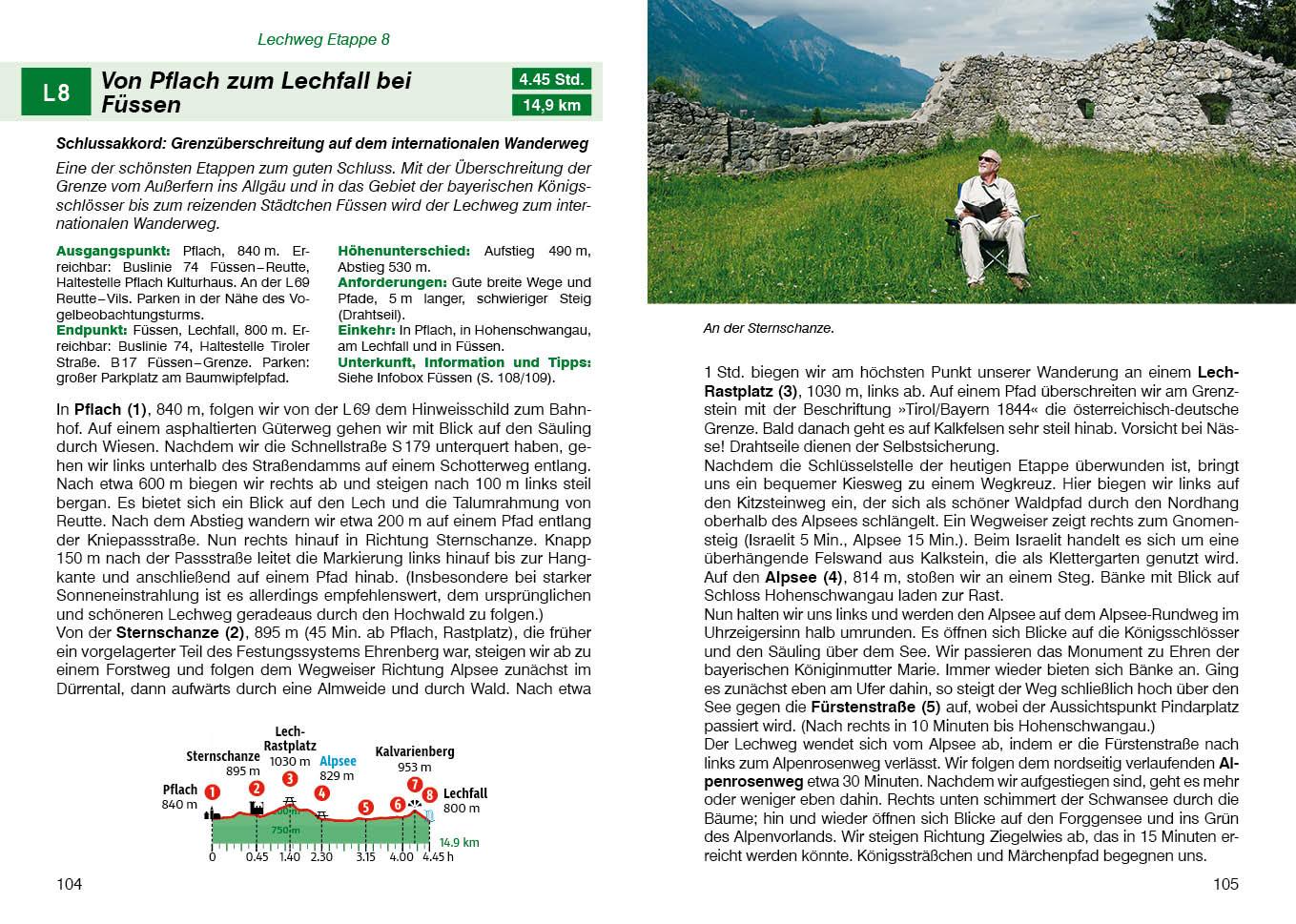 Beispielinhalt (Bild) Lechweg