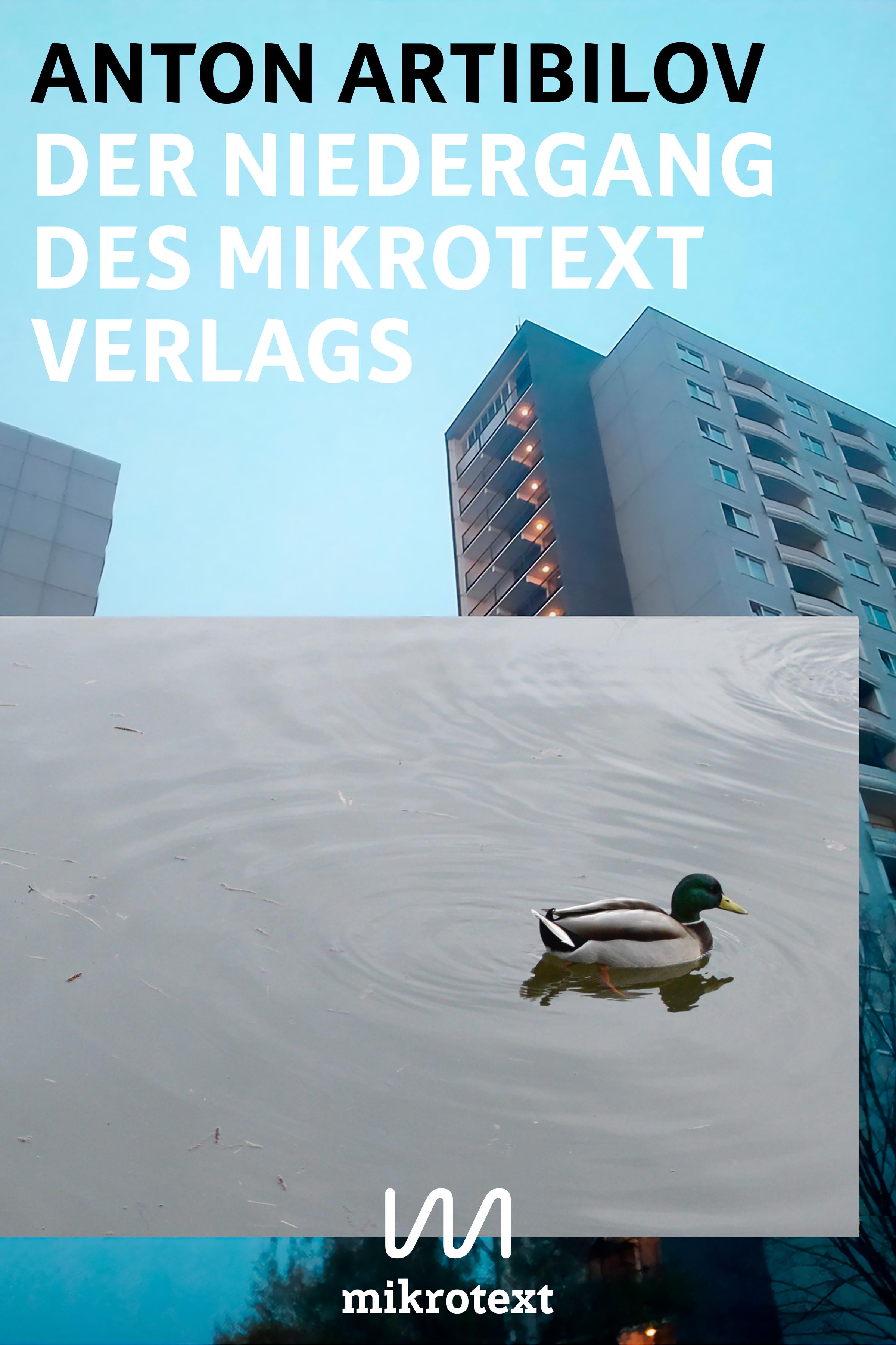 Vorderes Coverbild Der Niedergang des mikrotext Verlags