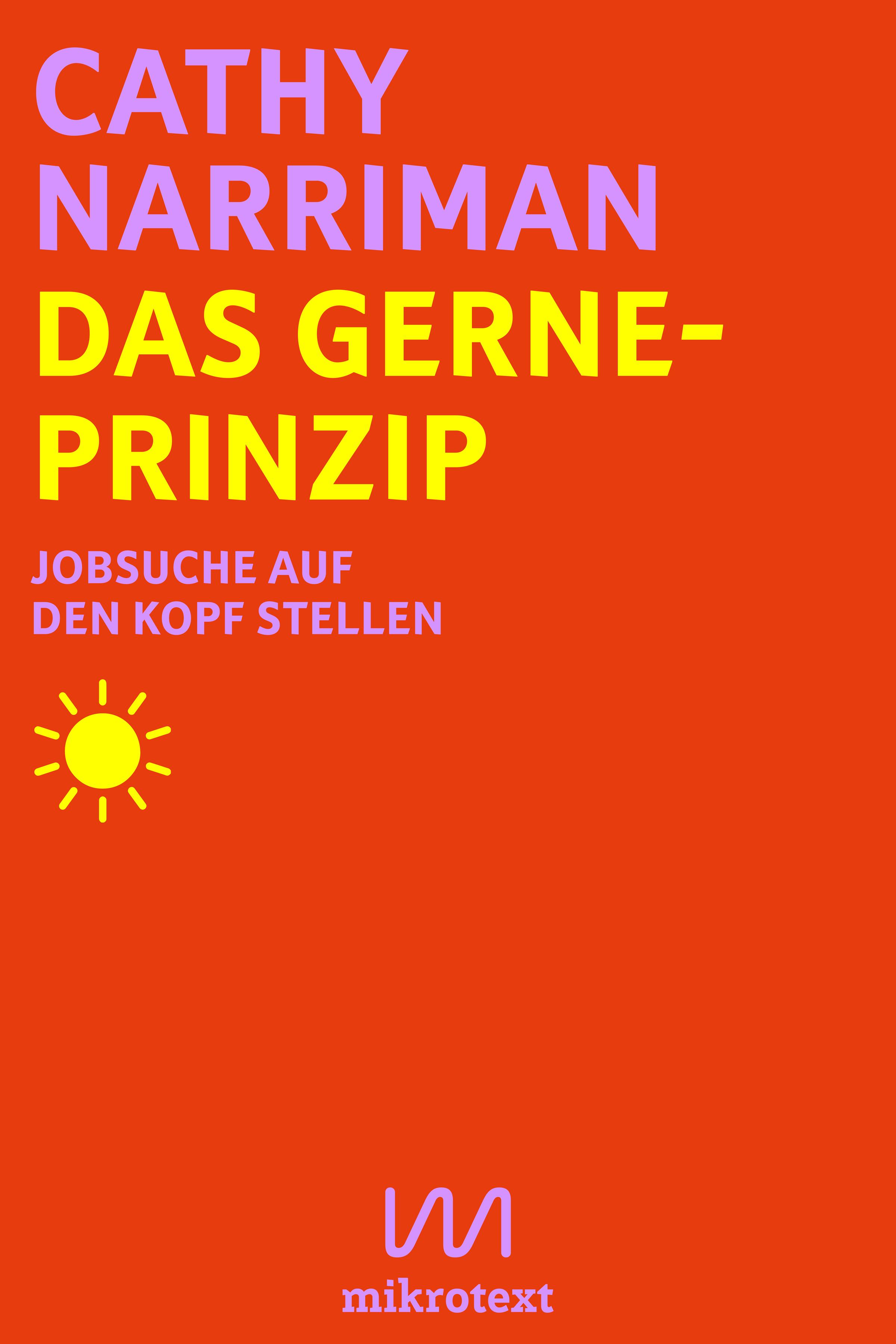 Vorderes Coverbild Das Gerne-Prinzip