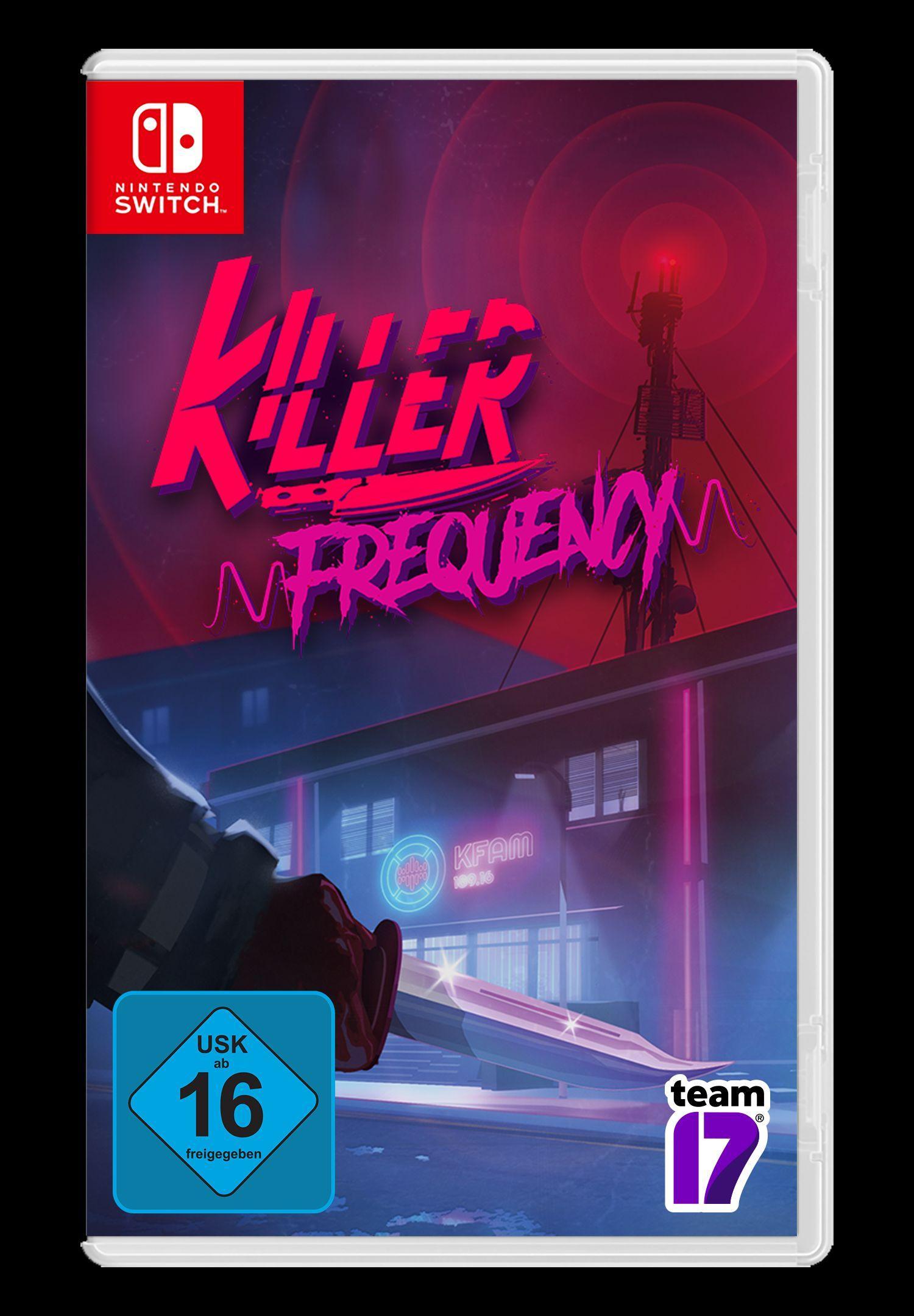 Vorderes Coverbild Killer Frequency (Nintendo Switch)