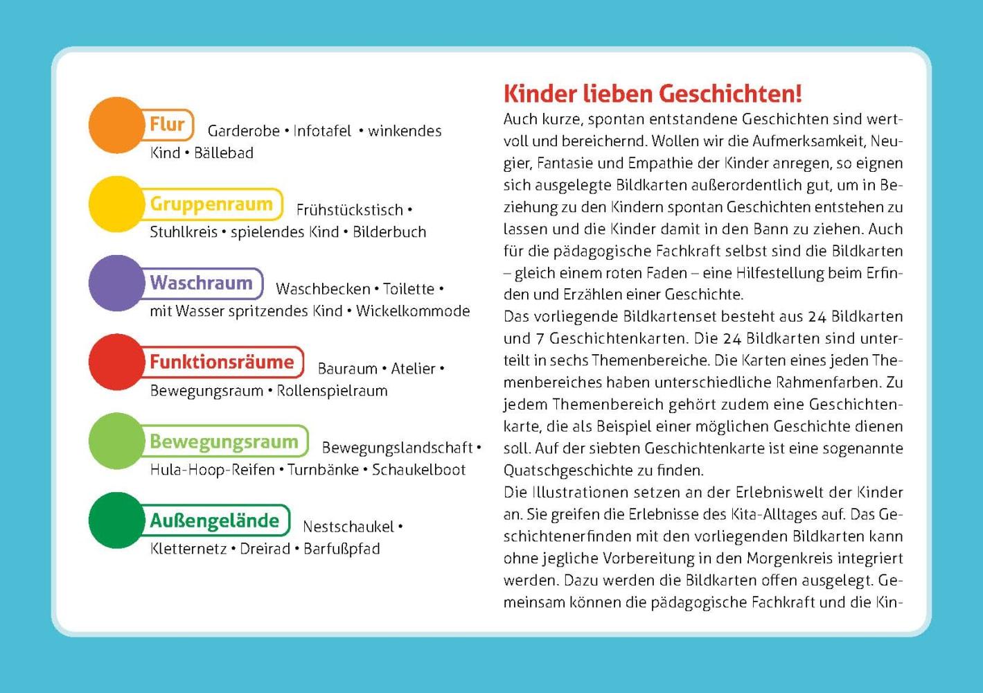 Beispielinhalt (Bild) Geschichtenbox: In meiner Kita