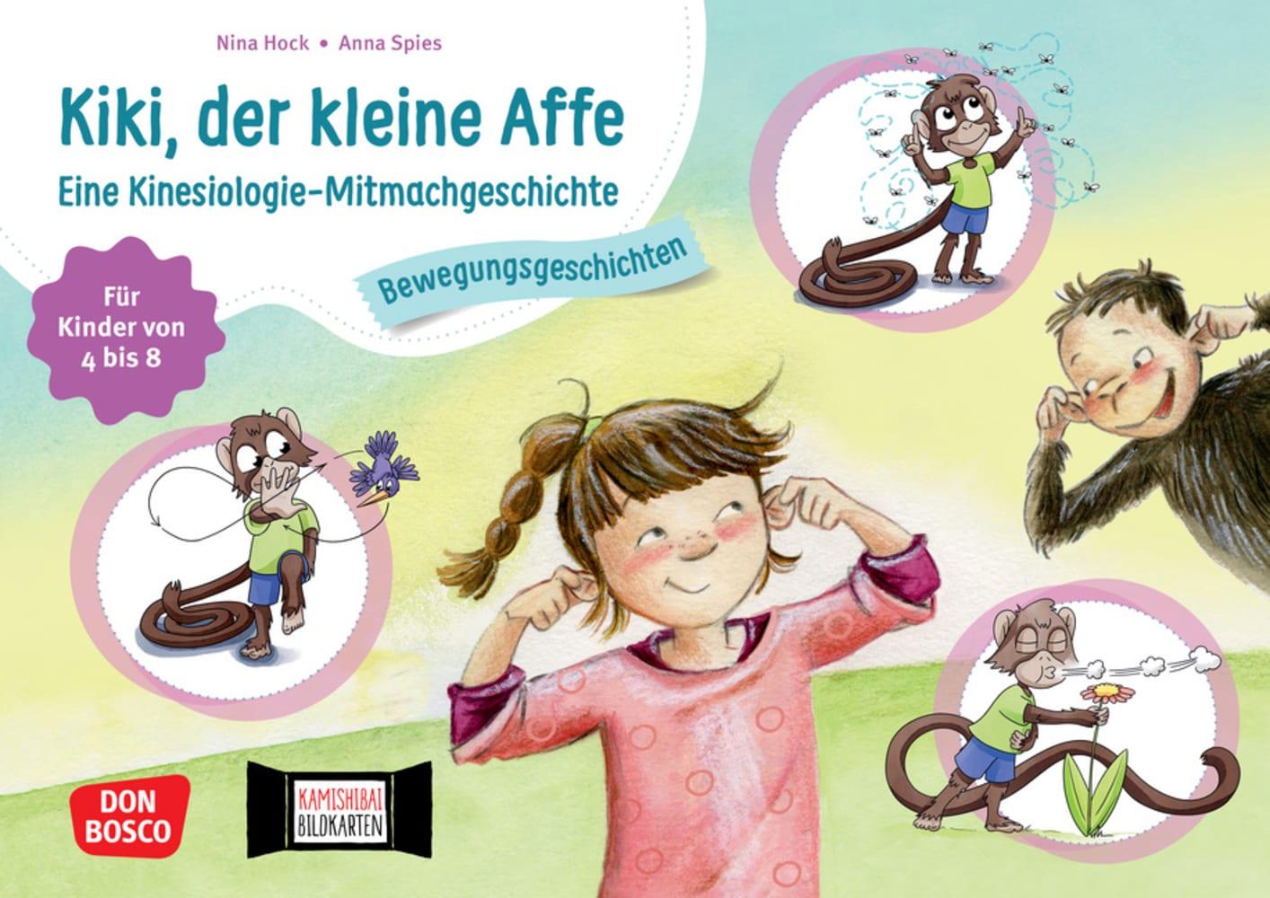 Vorderes Coverbild Kiki, der kleine Affe. Eine Kinesiologie-Mitmachgeschichte