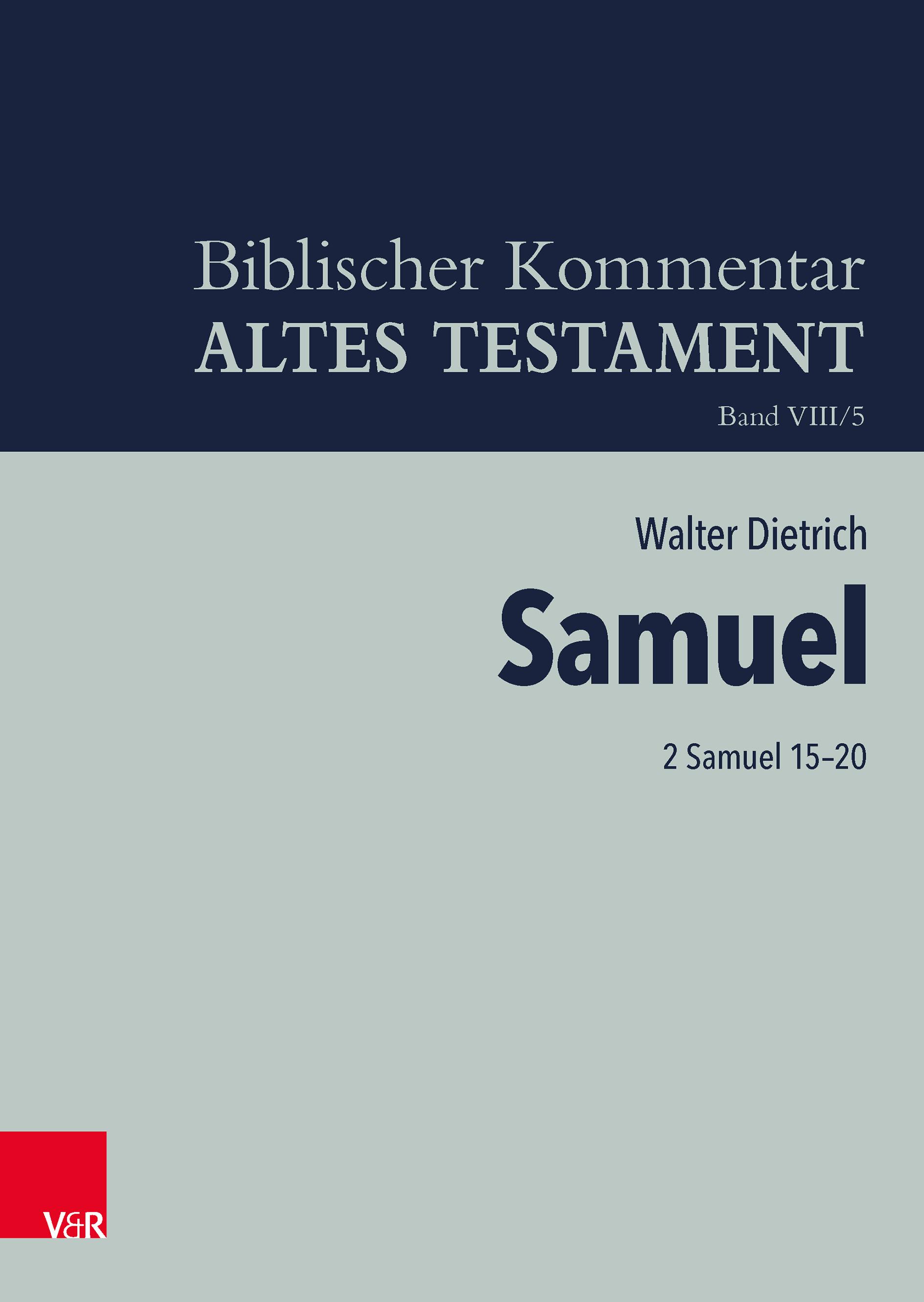 Vorderes Coverbild 2 Samuel 15-20