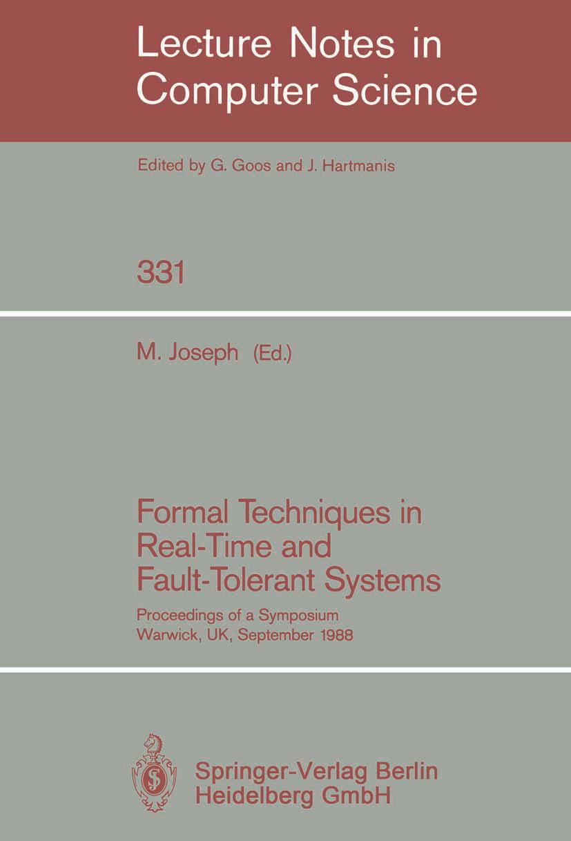 Vorderes Coverbild Formal Techniques in Real-Time and Fault-Tolerant Systems