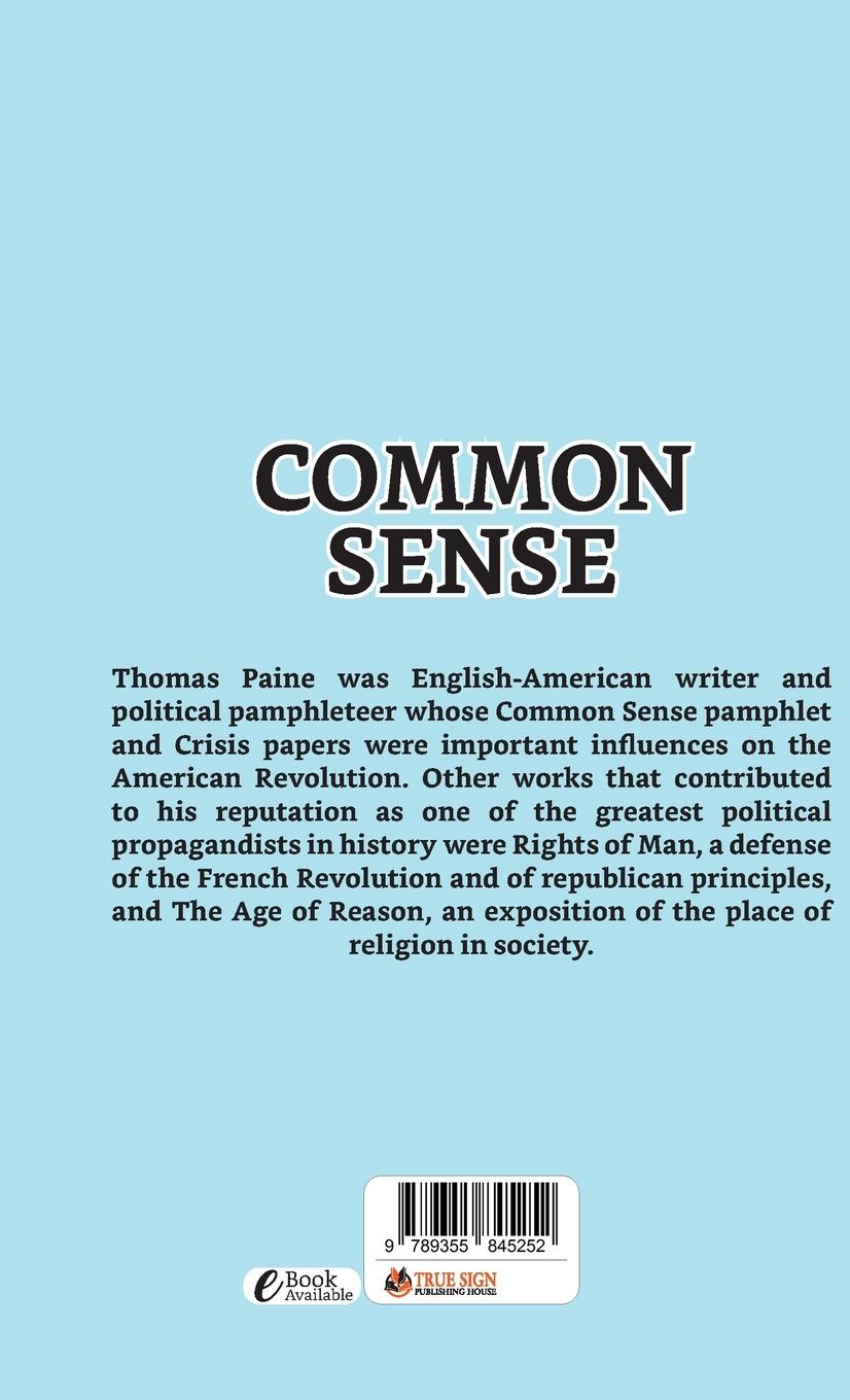 Rückseitencover Common Sense