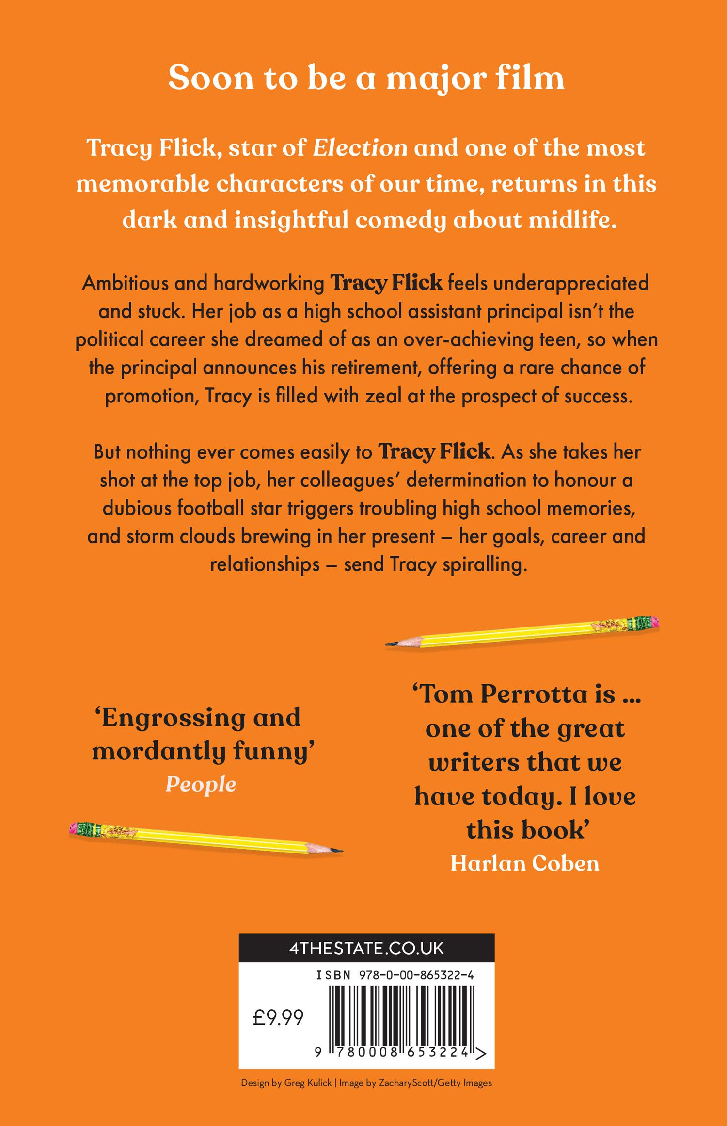 Rückseitencover Tracy Flick Can't Win