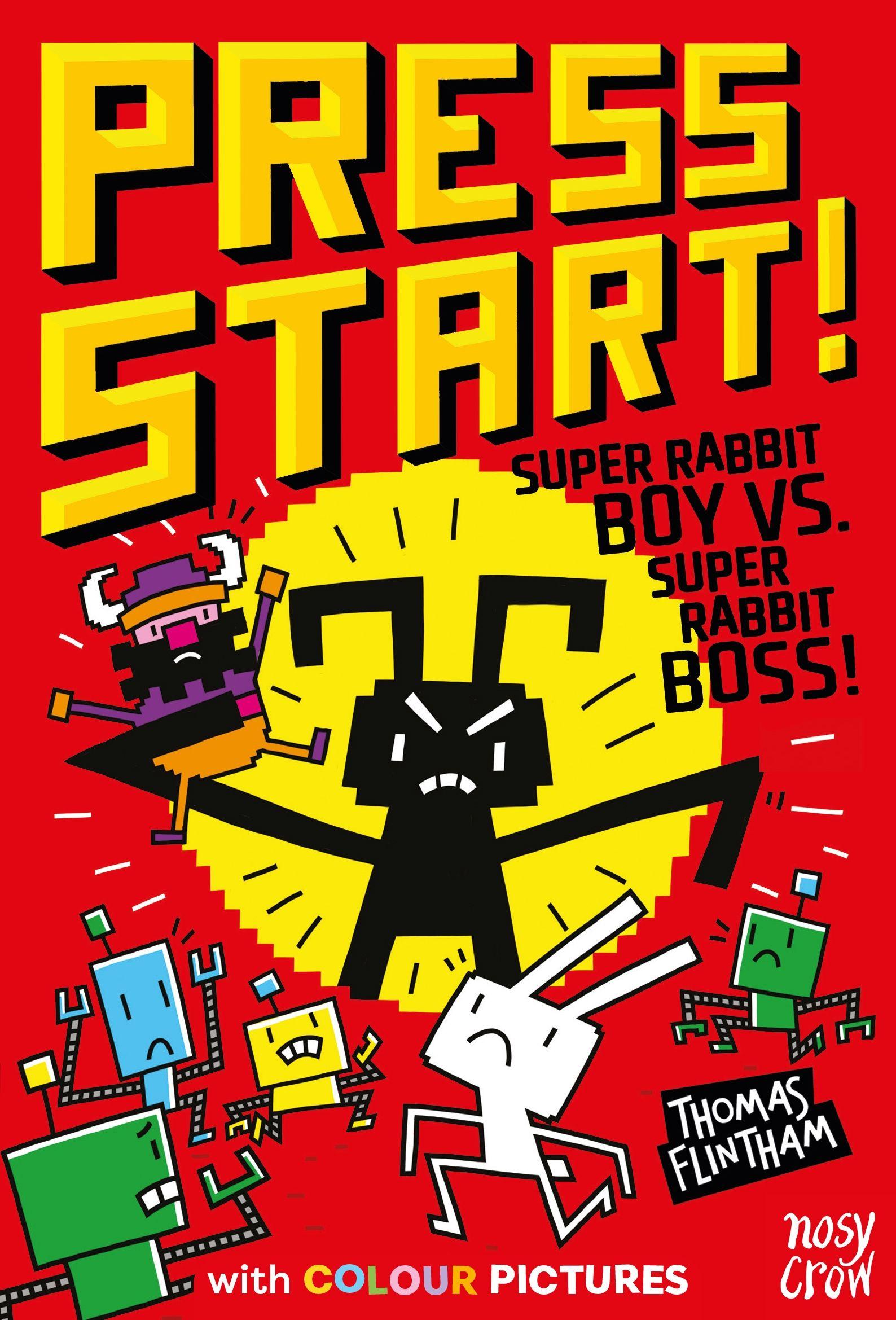 Vorderes Coverbild Press Start! Super Rabbit Boy vs Super Rabbit Boss!