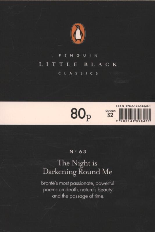 Rückseitencover The Night is Darkening Round Me