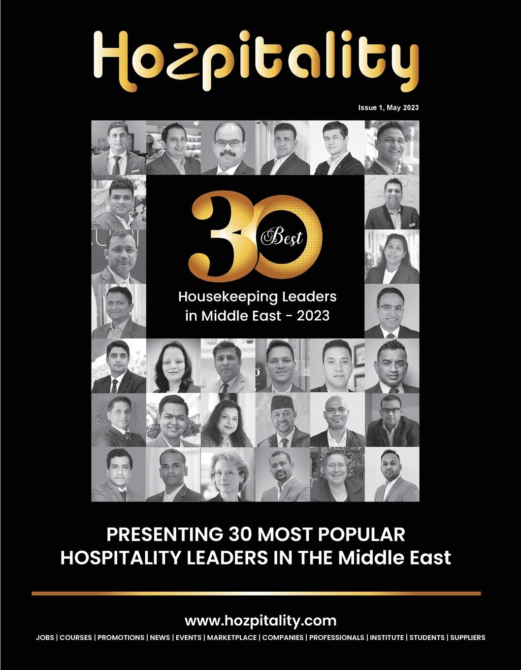 Vorderes Coverbild Hozpitality's Best 30 Housekeeping Leaders in the Middle East