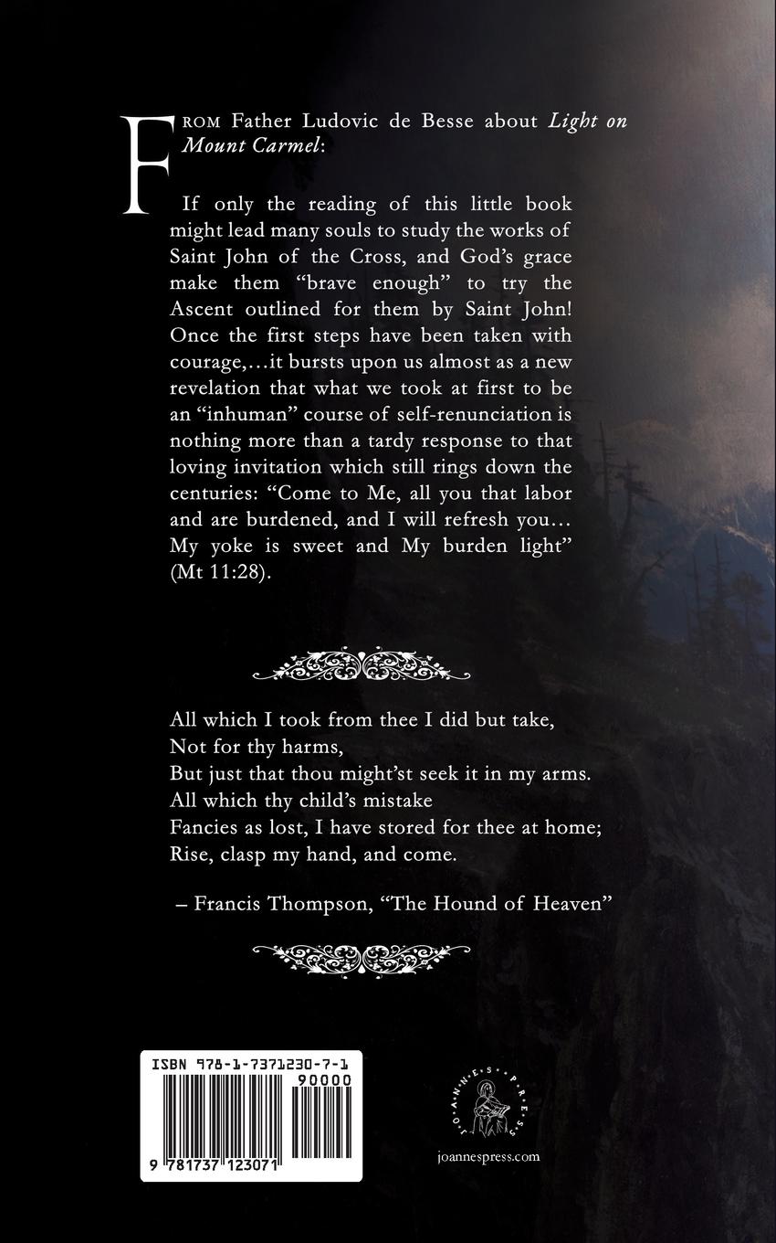 Rückseitencover Light on Mount Carmel