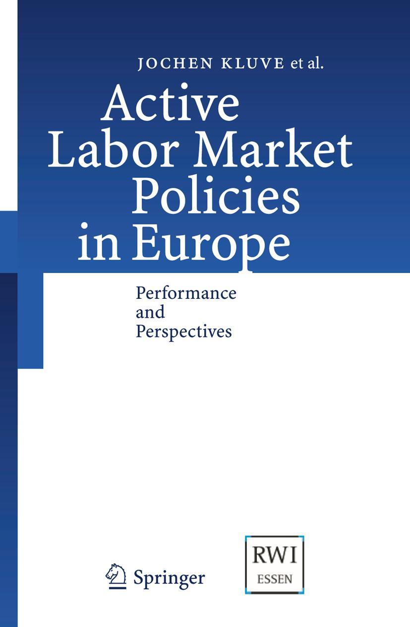 Vorderes Coverbild Active Labor Market Policies in Europe