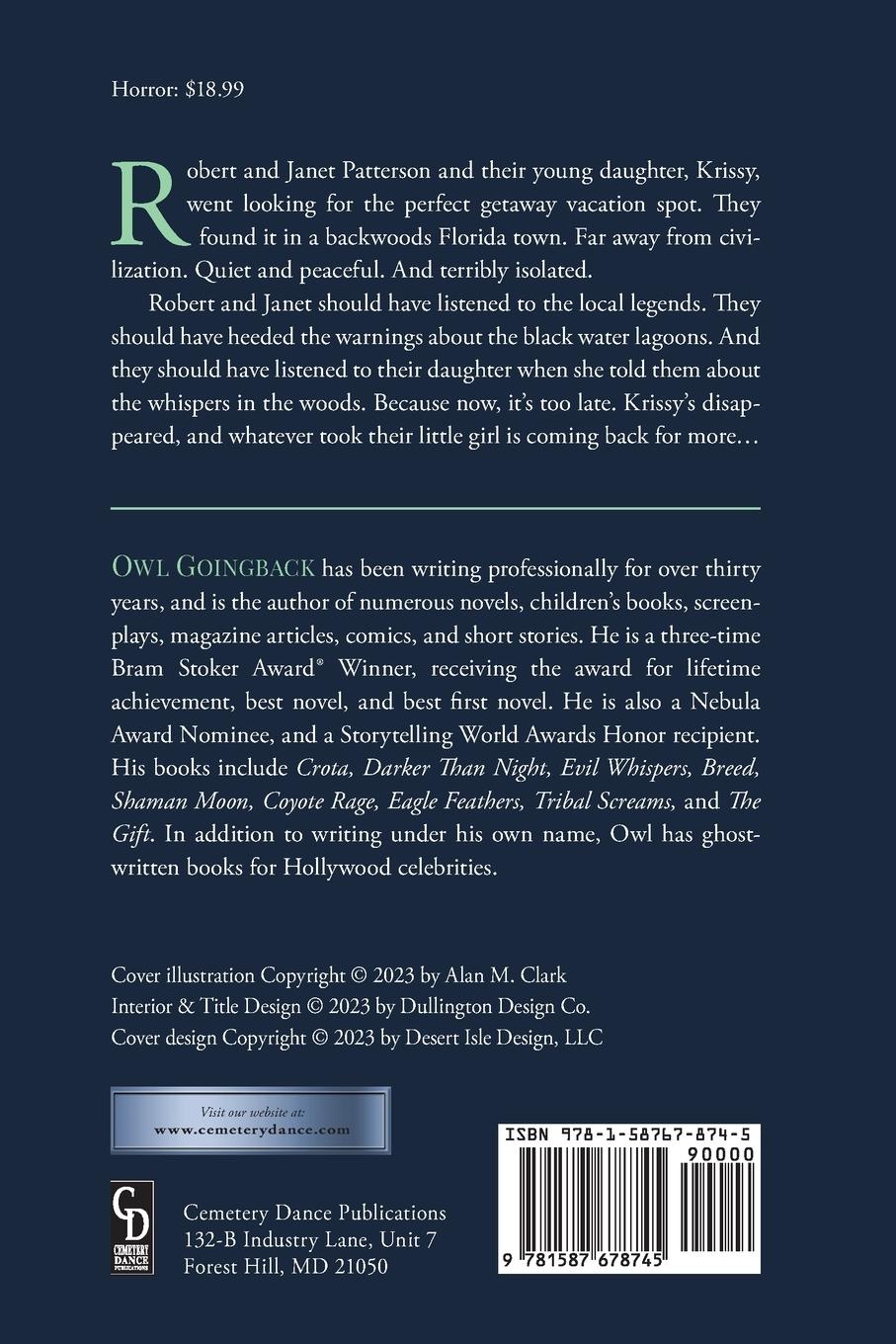 Rückseitencover Evil Whispers