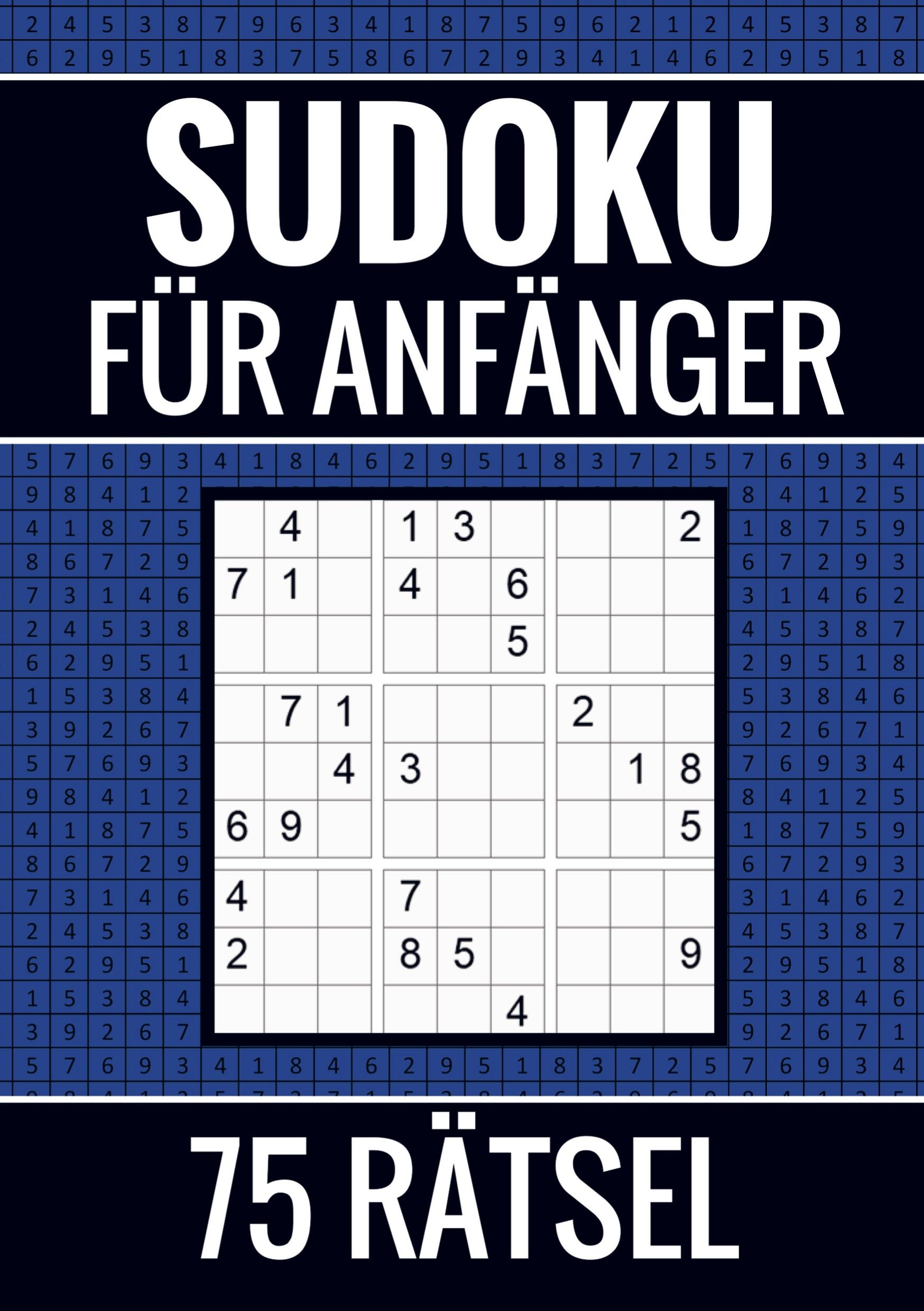 Vorderes Coverbild Sudoku für Anfänger - 75 Rätsel (einfach)