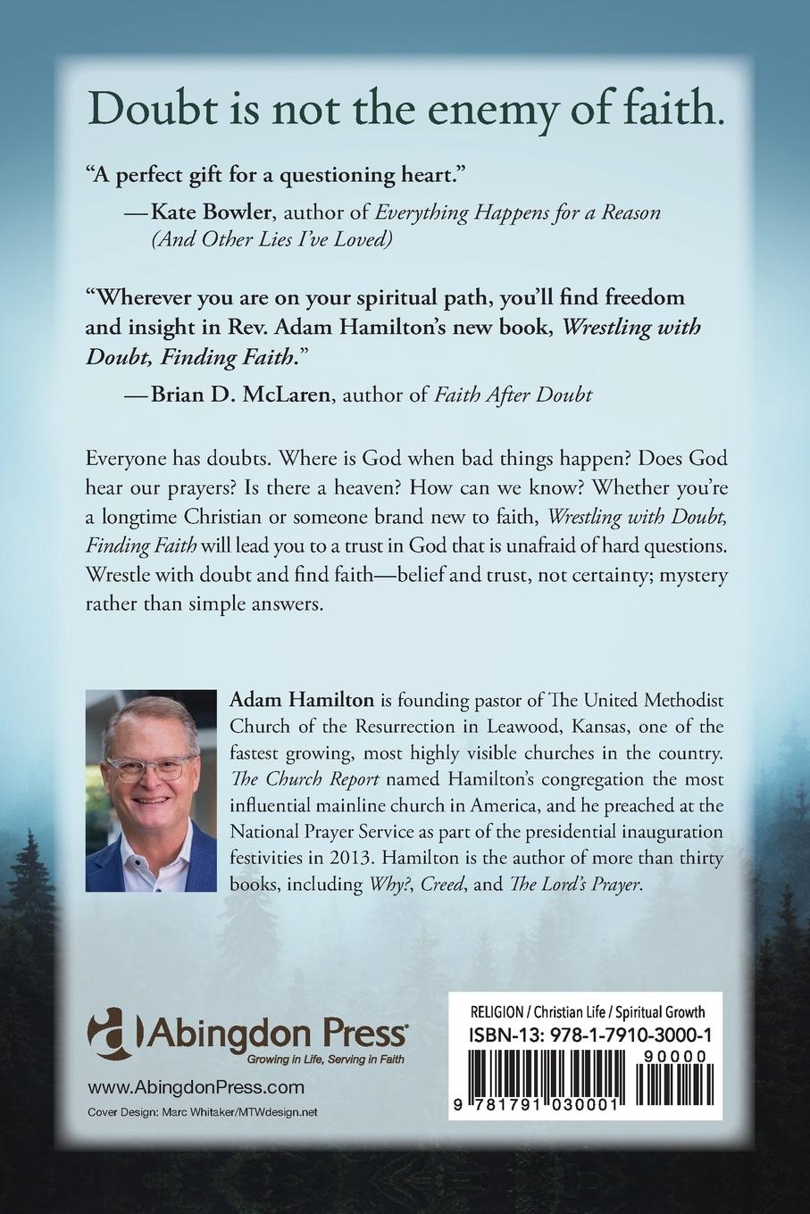 Rückseitencover Wrestling with Doubt, Finding Faith Large Print