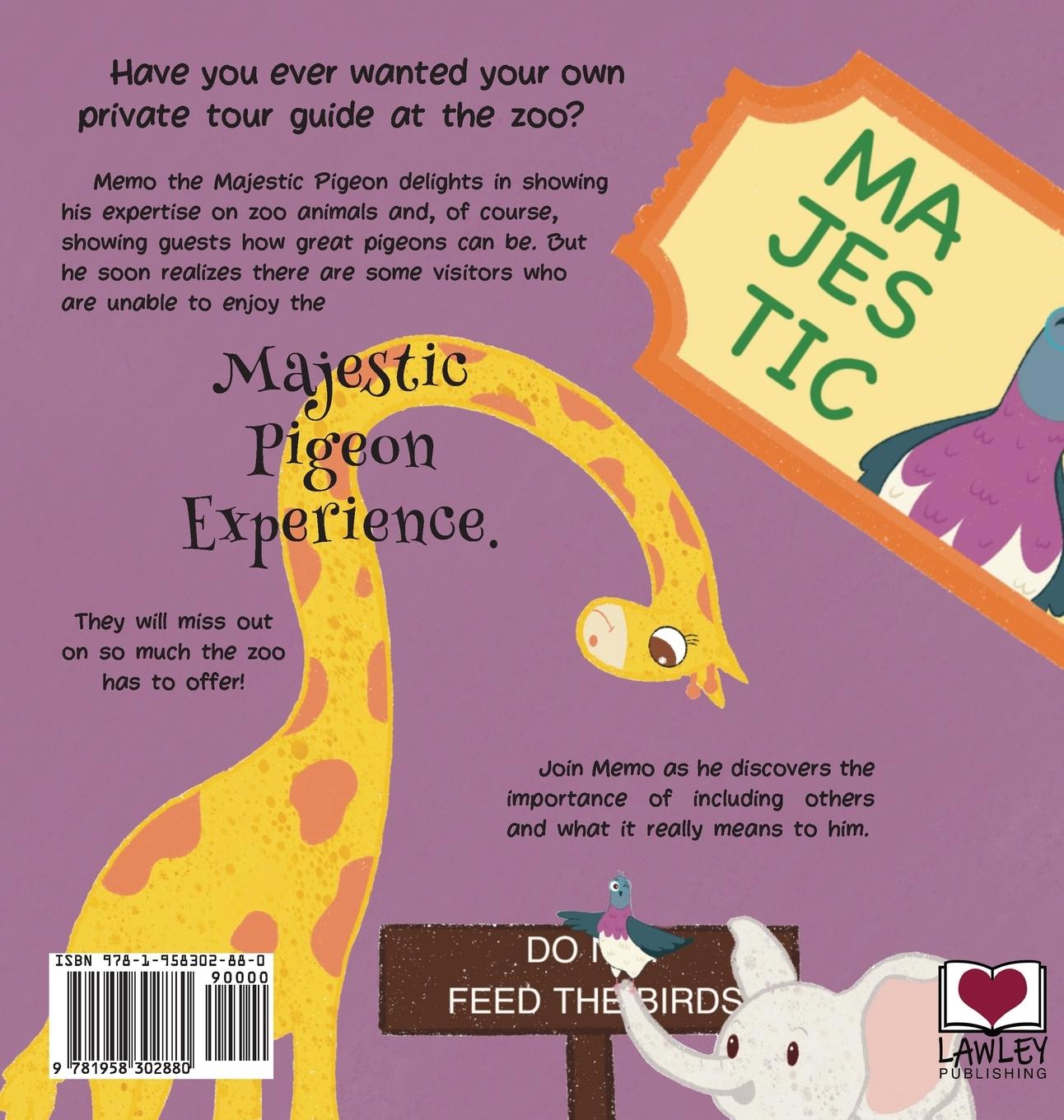 Rückseitencover The Majestic Pigeon