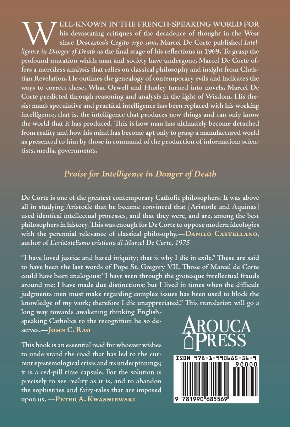 Rückseitencover Intelligence in Danger of Death (English edition)