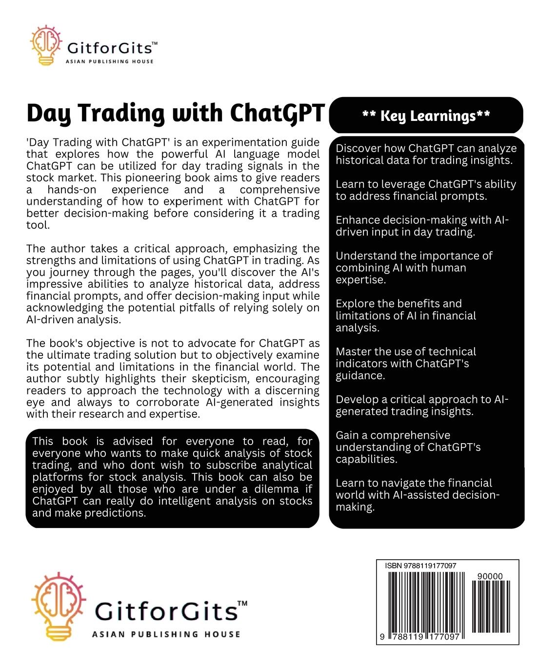 Rückseitencover Day Trading with ChatGPT