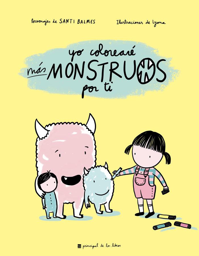 Vorderes Coverbild Yo Coloreare Mas Monstruos Por Ti