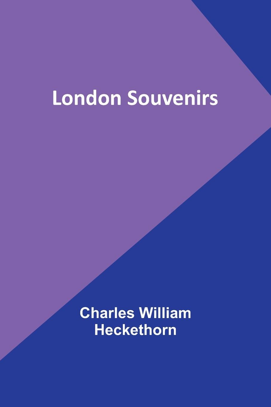 Vorderes Coverbild London Souvenirs