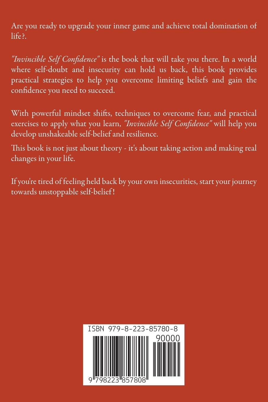 Rückseitencover Invincible Self Confidence