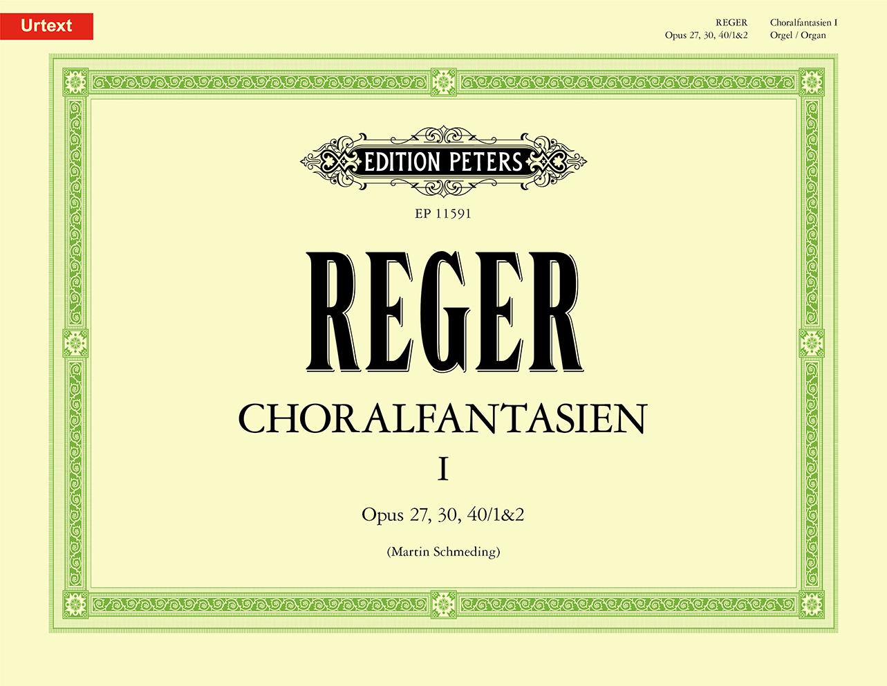Vorderes Coverbild Choralfantasien für Orgel Band 1: op. 27, 30, 40/1&2