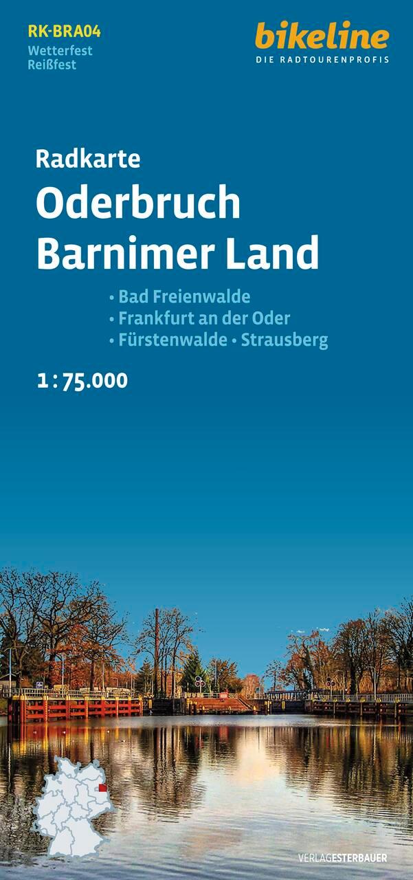 Vorderes Coverbild Radkarte Oderbruch Barnimerland