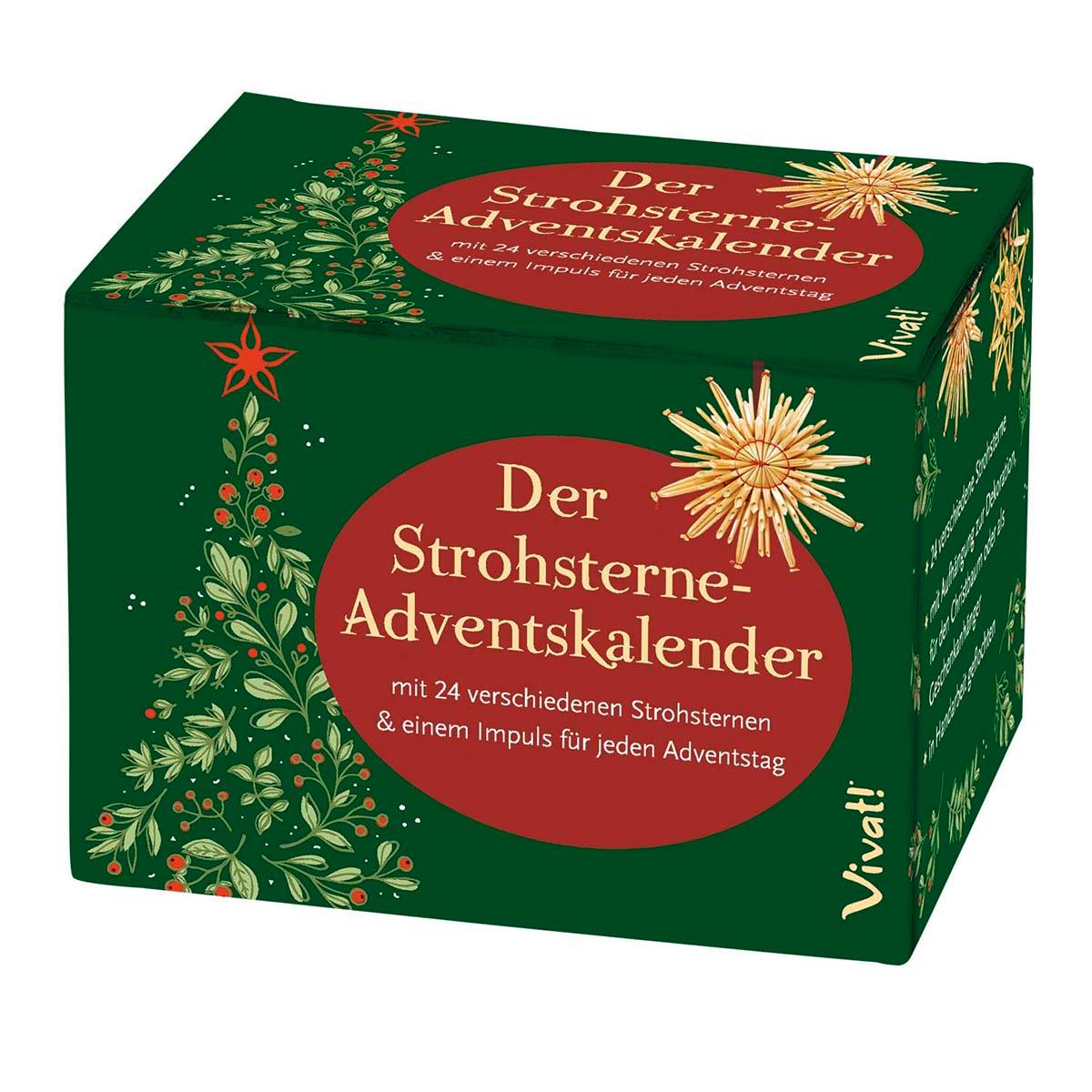 Vorderes Coverbild Der Strohsterne-Adventskalender