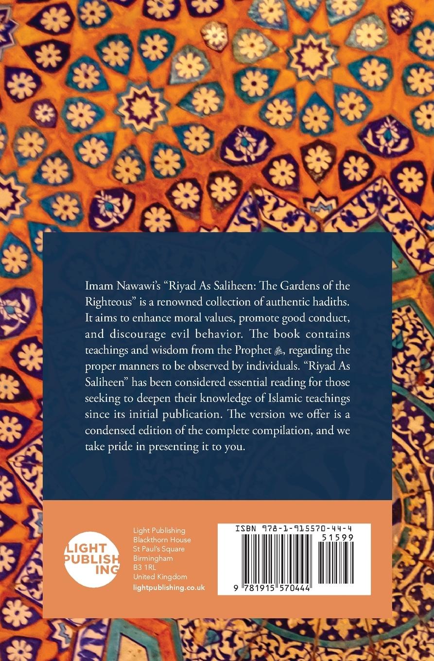 Rückseitencover Riyad As Saliheen