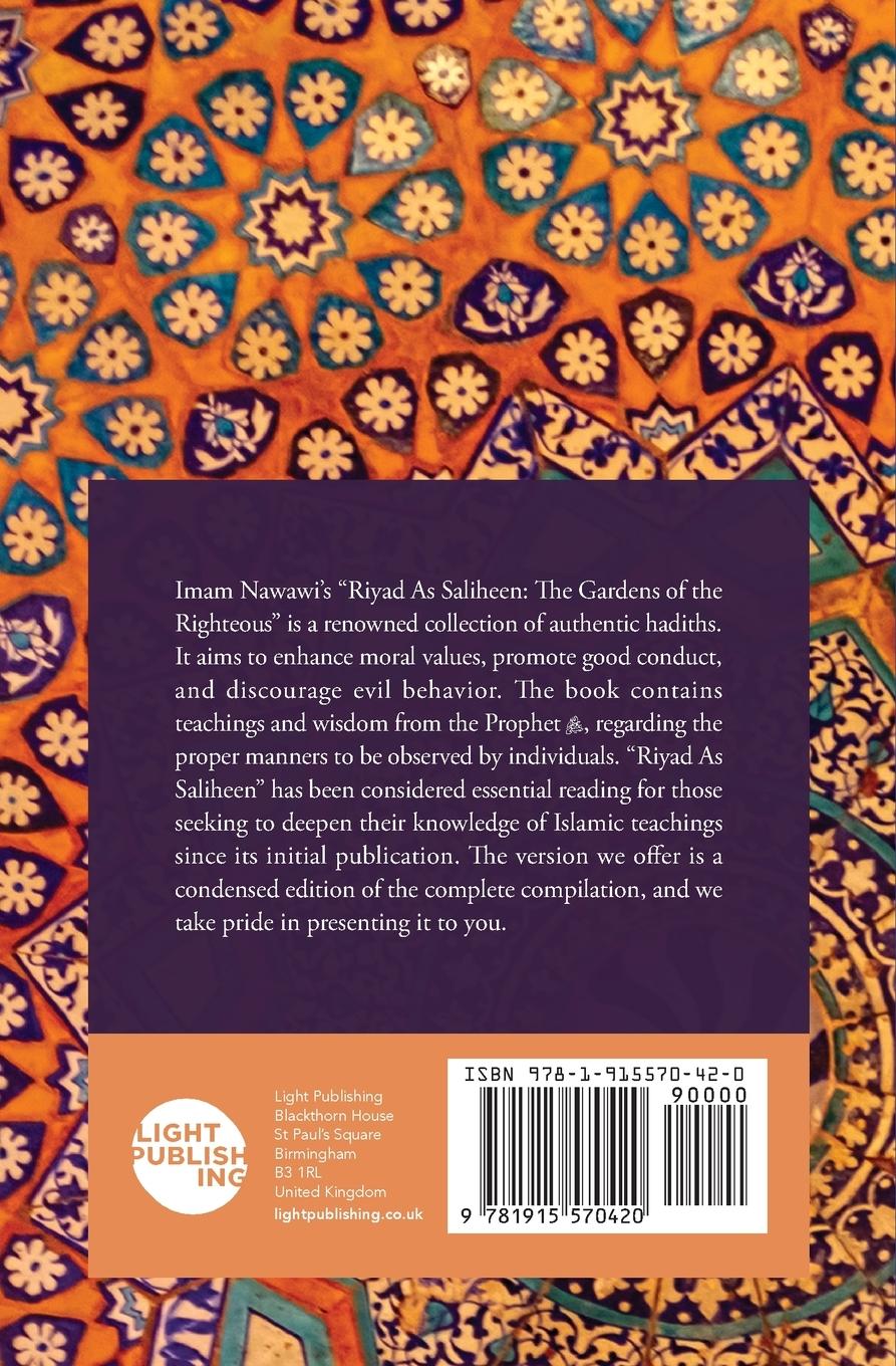 Rückseitencover Riyad As Saliheen