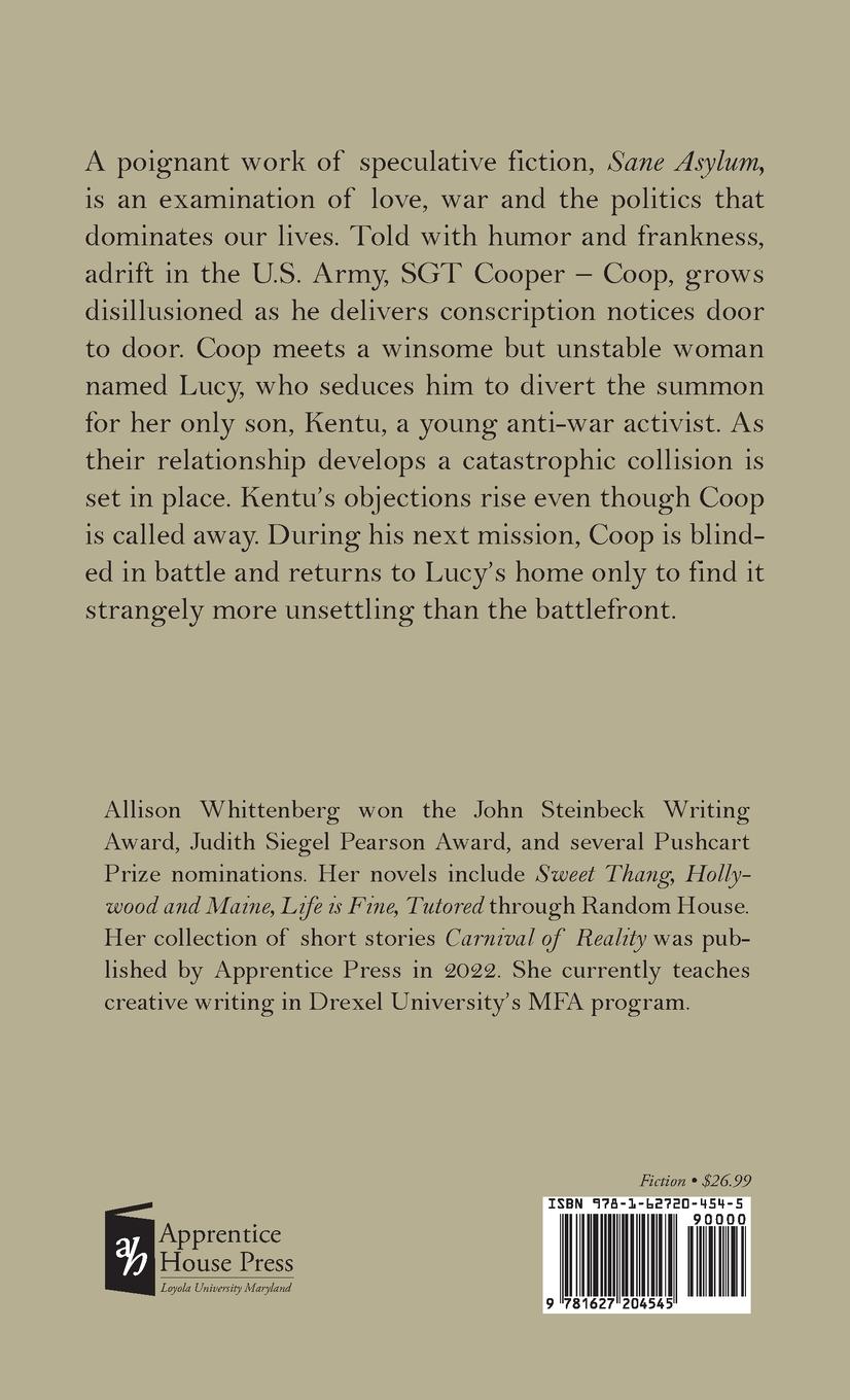 Rückseitencover Sane Asylum