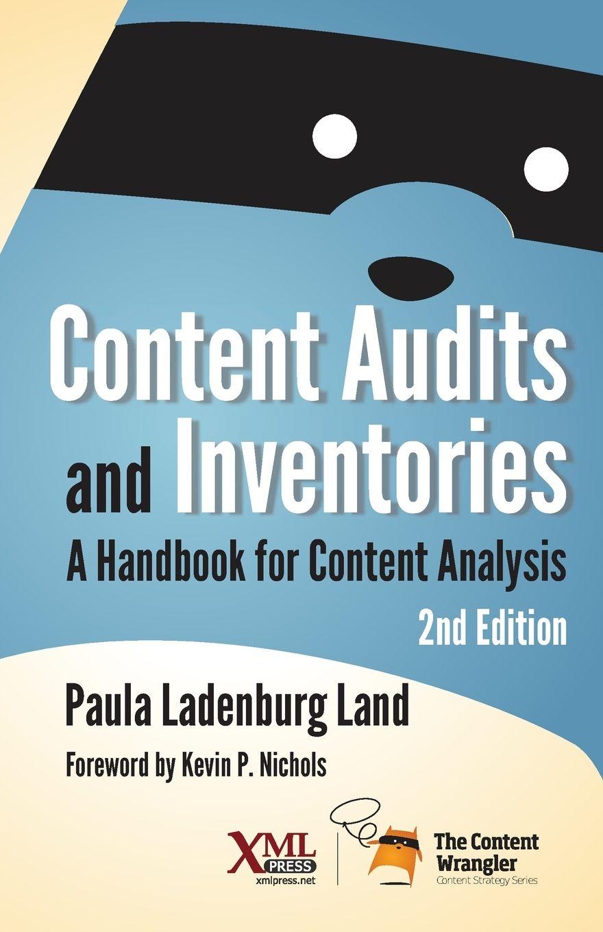 Vorderes Coverbild Content Audits and Inventories