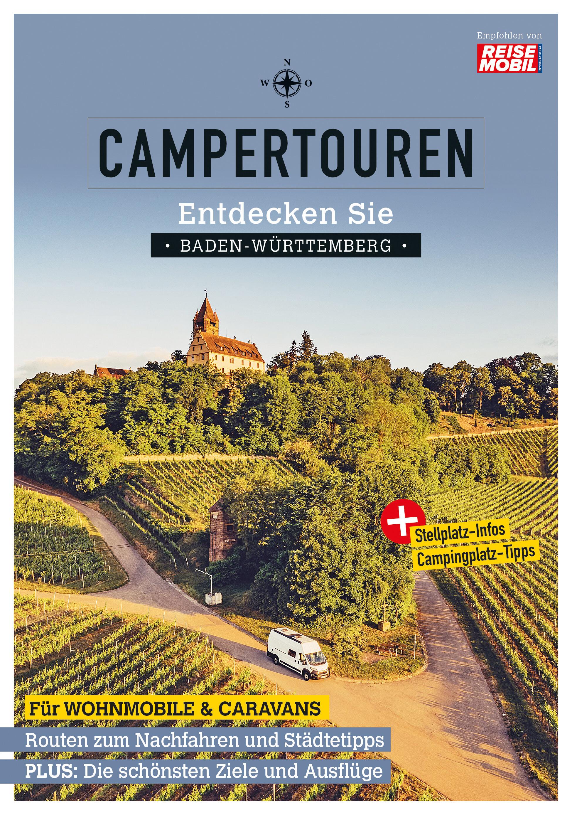 Vorderes Coverbild Entdeckertouren mit dem Wohnmobil Baden-Württemberg