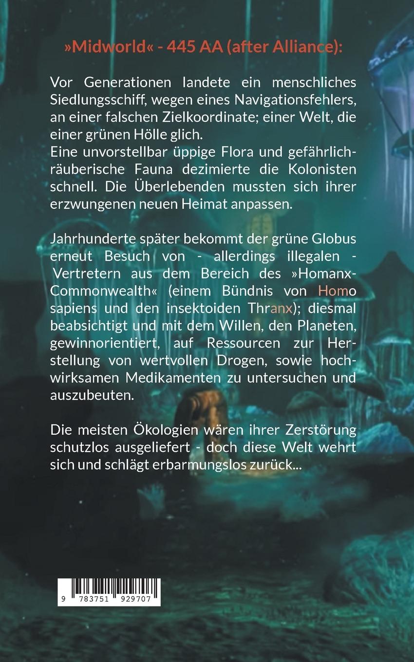 Rückseitencover 'Midworld' - das grüne Inferno...