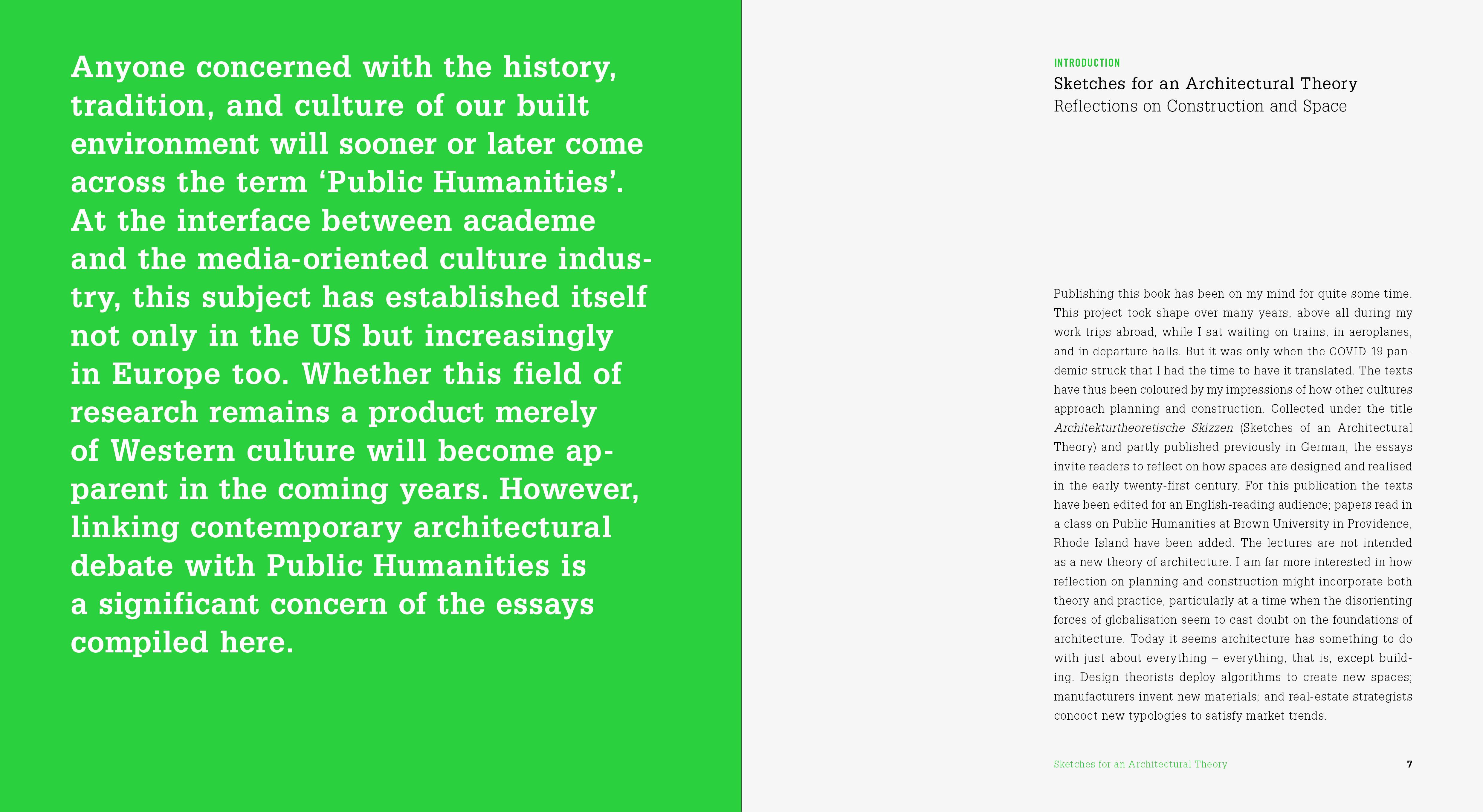 Beispielinhalt (Bild) Public Humanities in Architecture