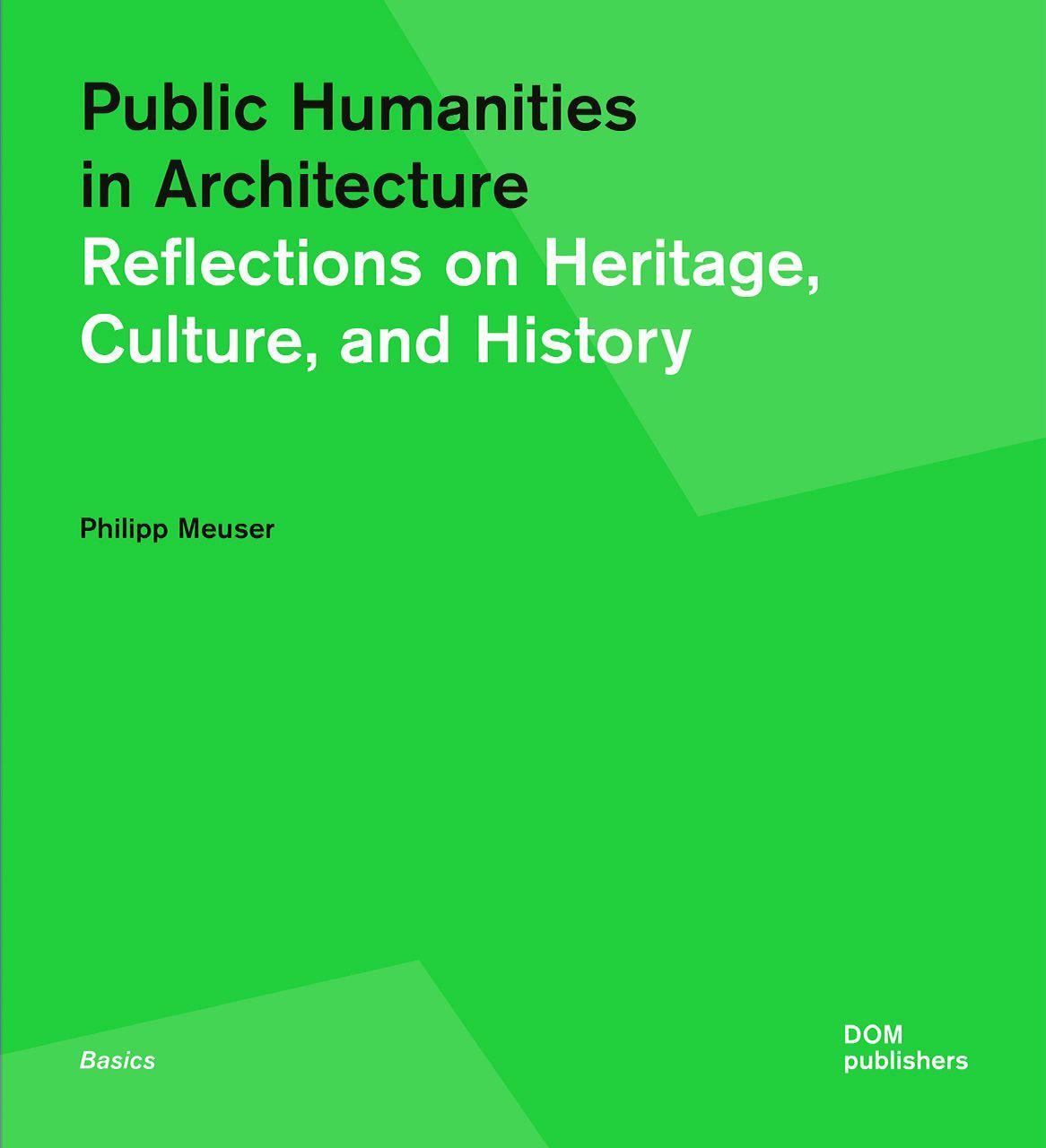 Vorderes Coverbild Public Humanities in Architecture