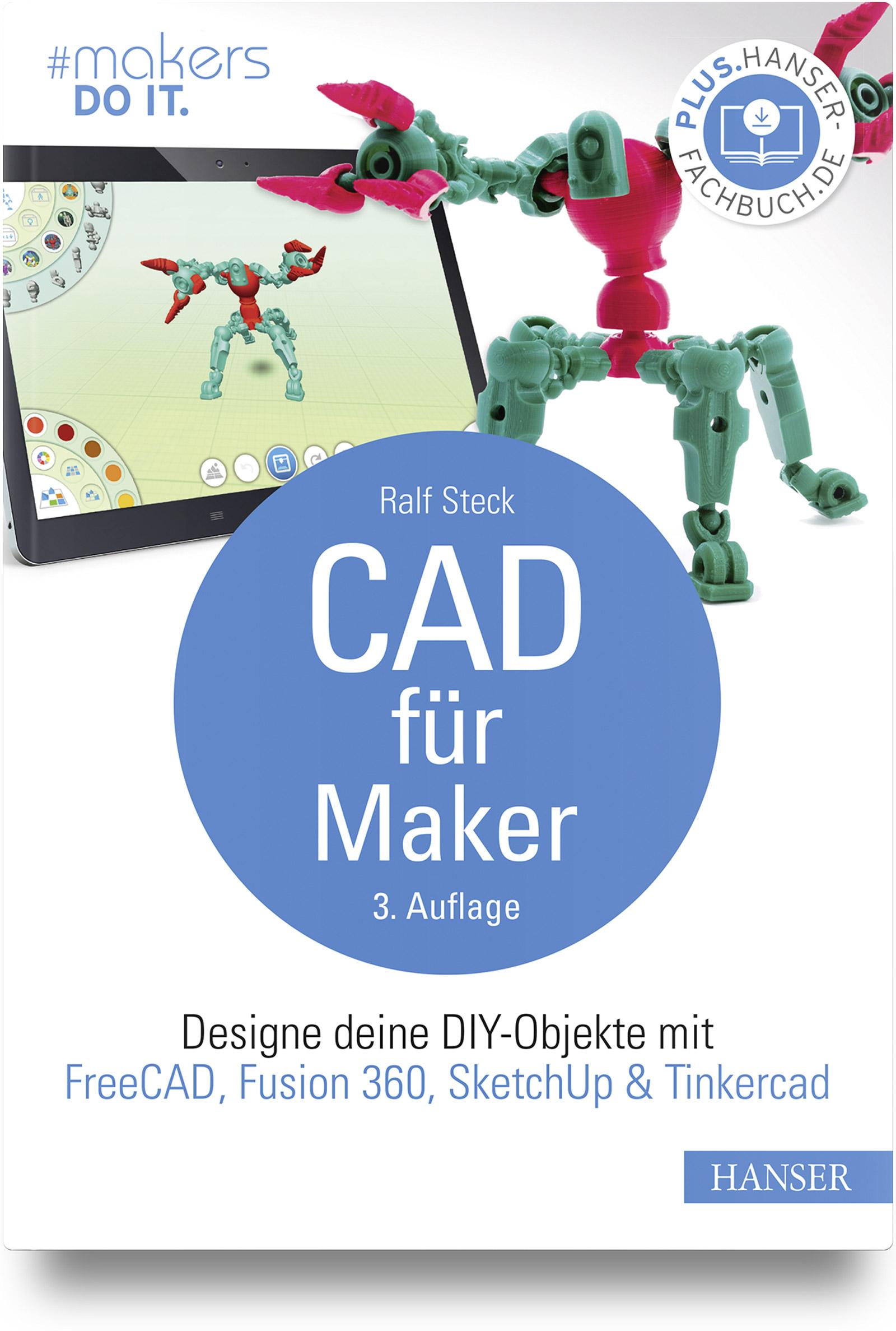 Vorderes Coverbild CAD für Maker