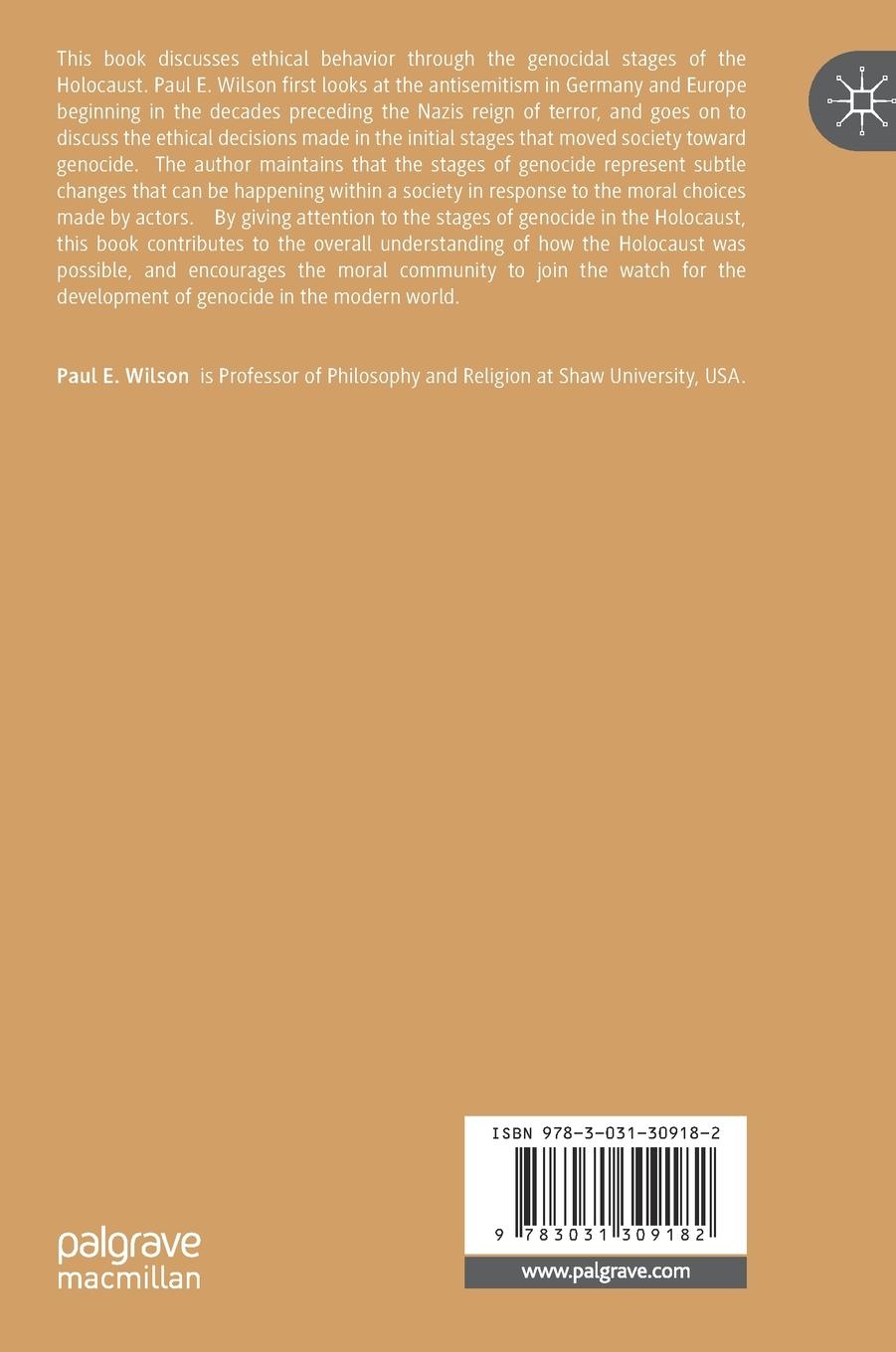 Rückseitencover The Degradation of Ethics Through the Holocaust
