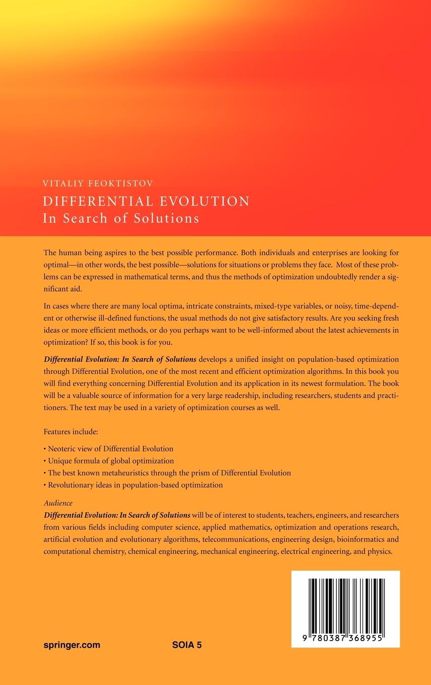 Rückseitencover Differential Evolution
