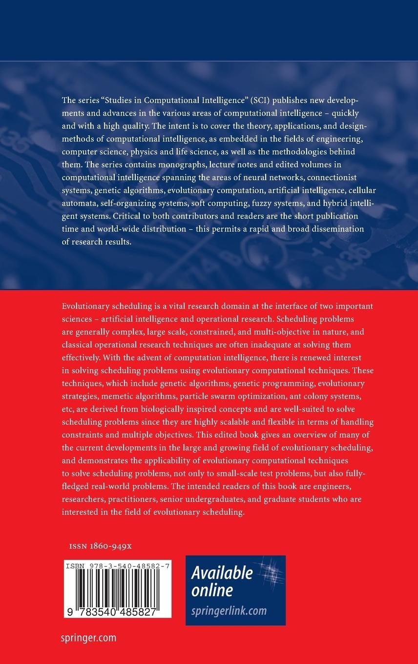 Rückseitencover Evolutionary Scheduling
