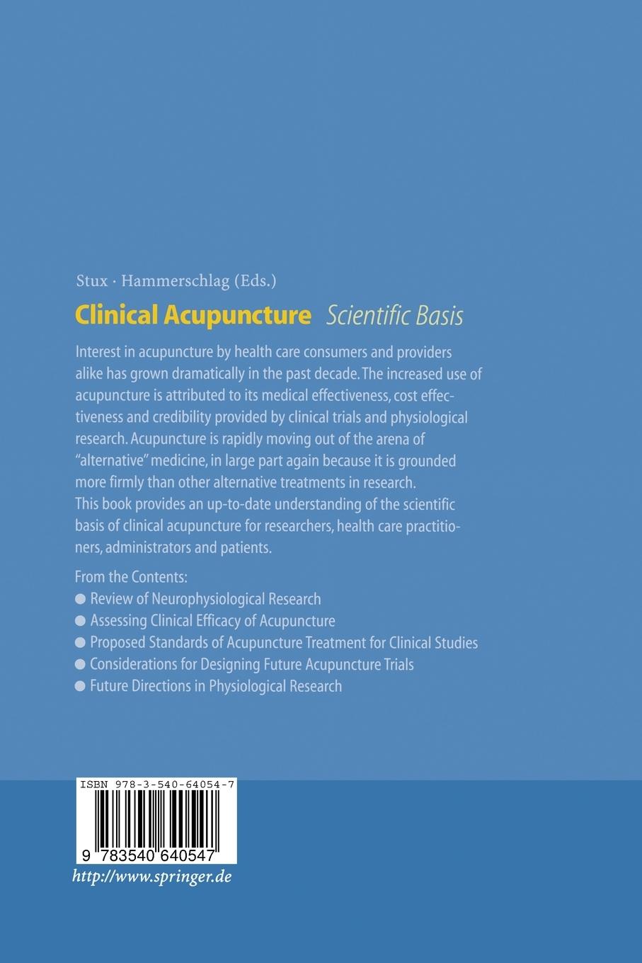 Rückseitencover Clinical Acupuncture