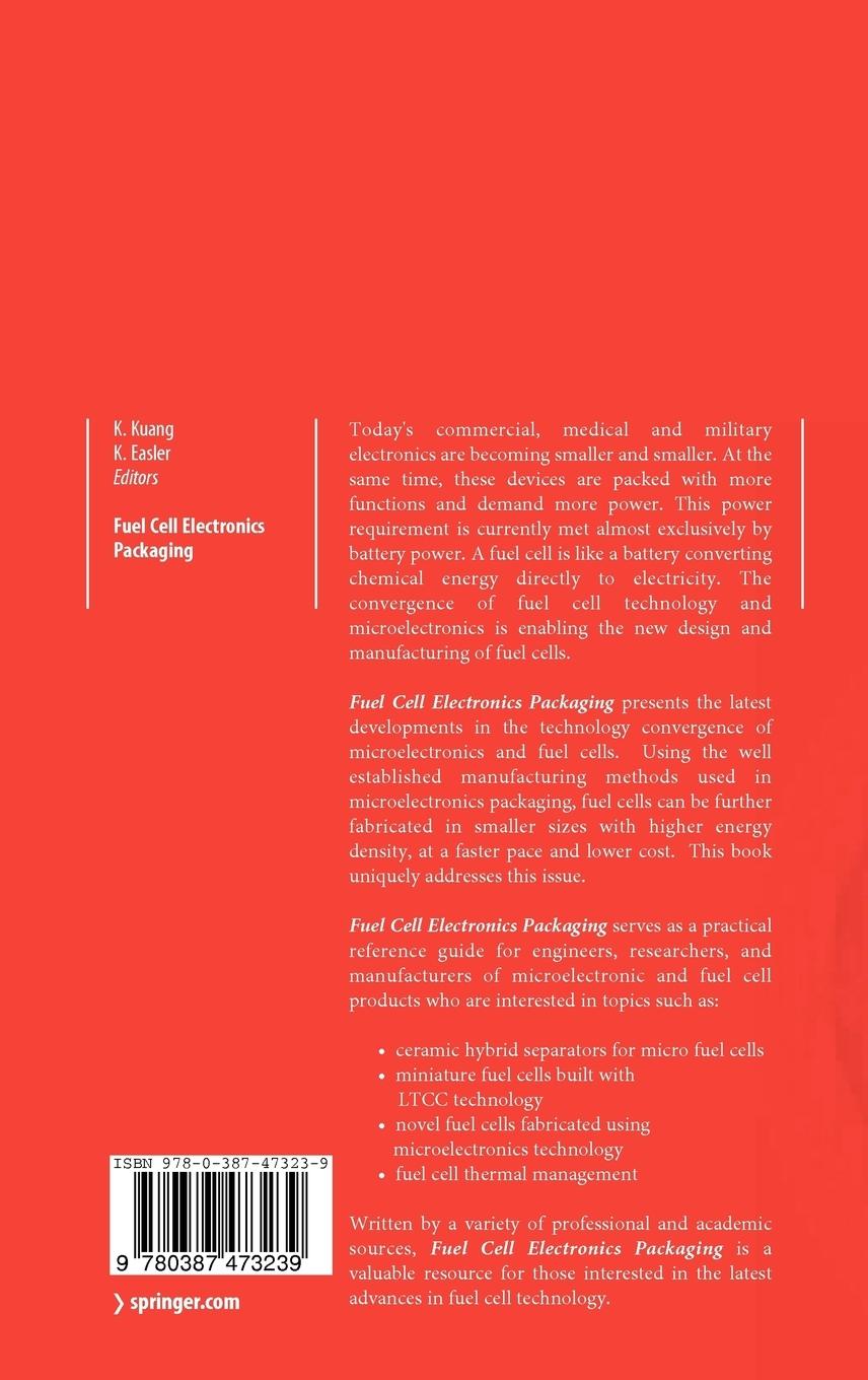 Rückseitencover Fuel Cell Electronics Packaging