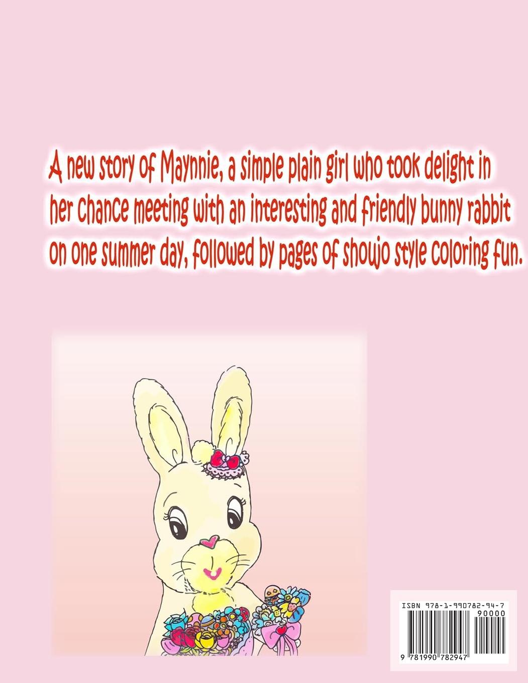 Rückseitencover Maynnie and Her Delightful Bunny with Dream Girls Colouring Fun
