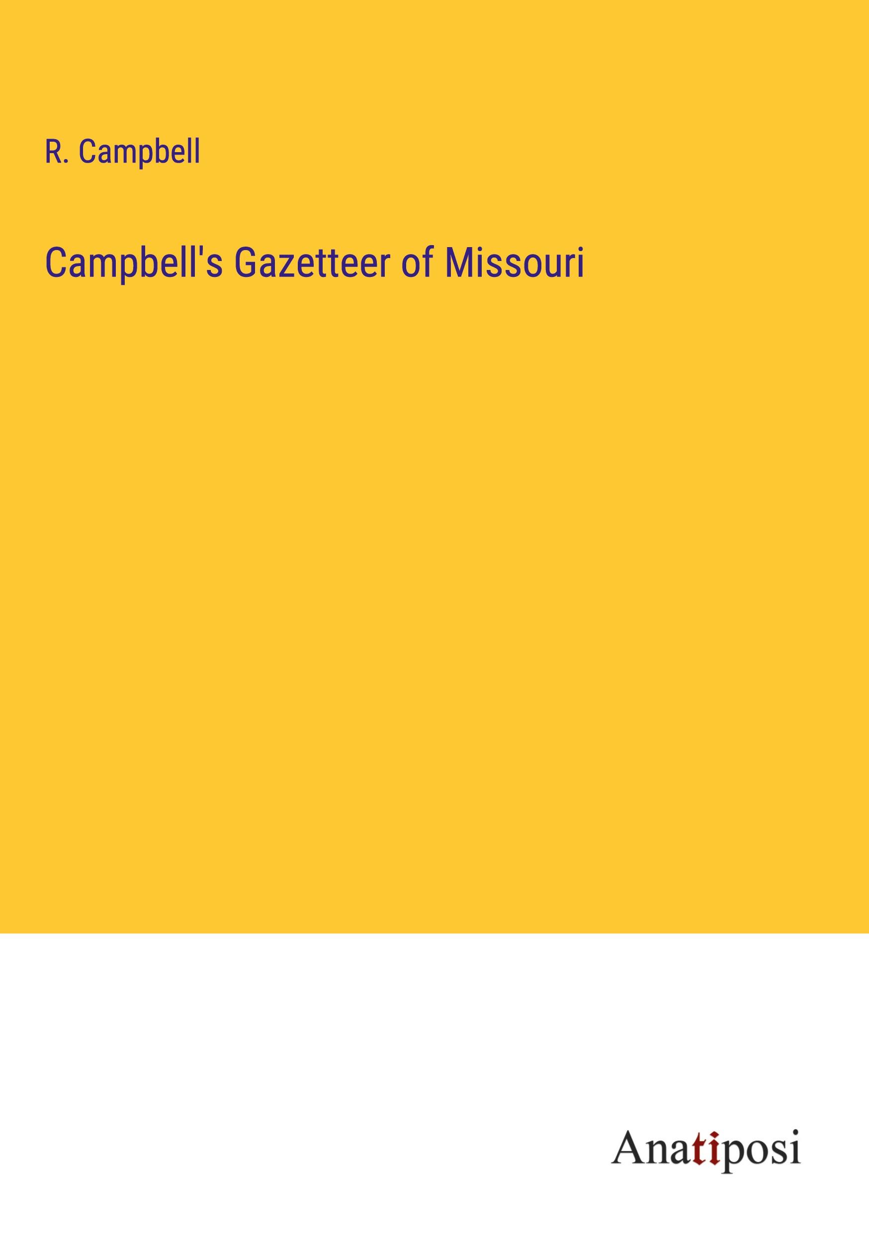 Vorderes Coverbild Campbell's Gazetteer of Missouri
