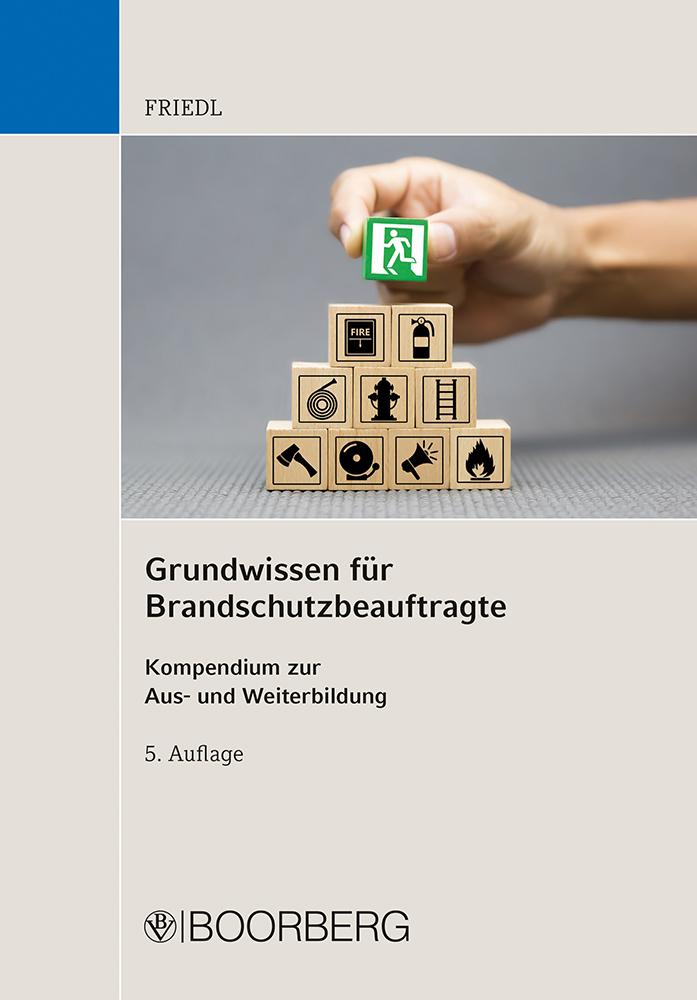 Vorderes Coverbild Grundwissen für Brandschutzbeauftragte