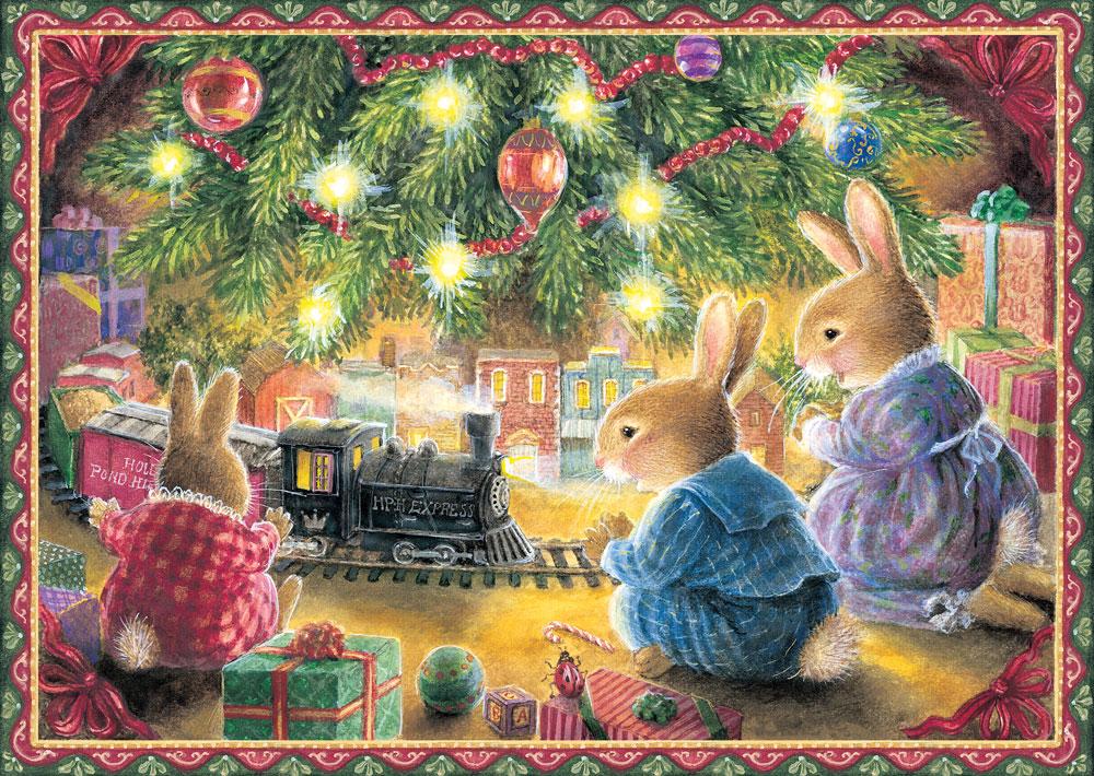 Vorderes Coverbild Adventskalender "Weihnachten in Familie" - der hübsche kleine Kalender für die Adventszeit und zu Weihnachten