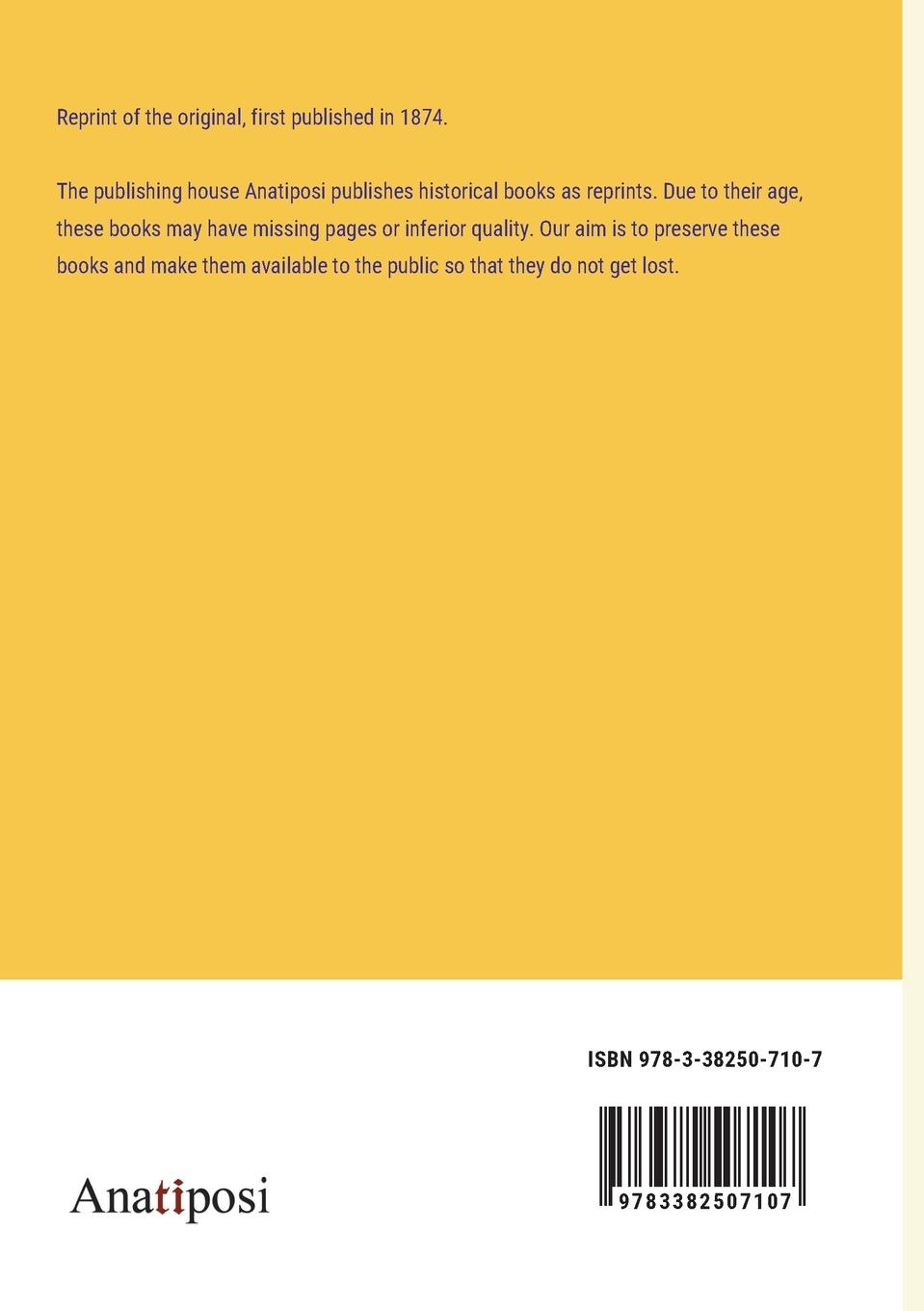 Rückseitencover Cassell's History of the United States