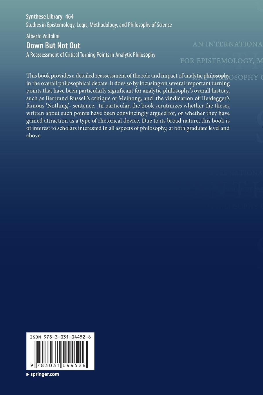 Rückseitencover Down But Not Out